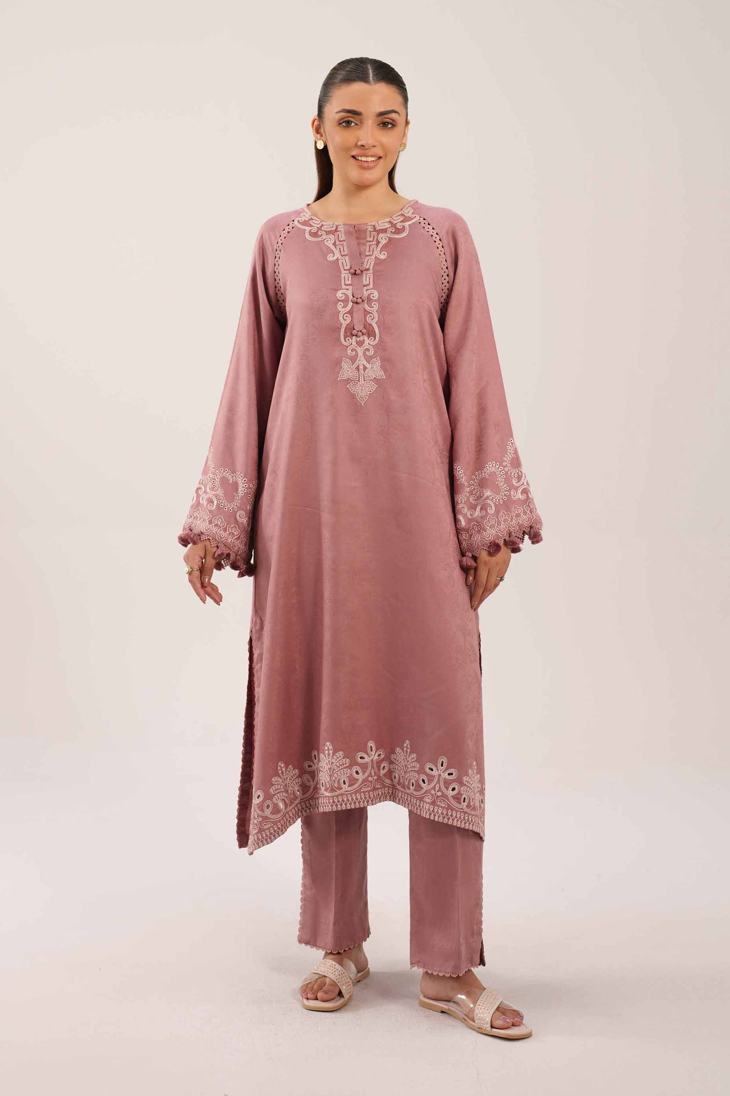 2 Piece - Embroidered Suit - 42503736
