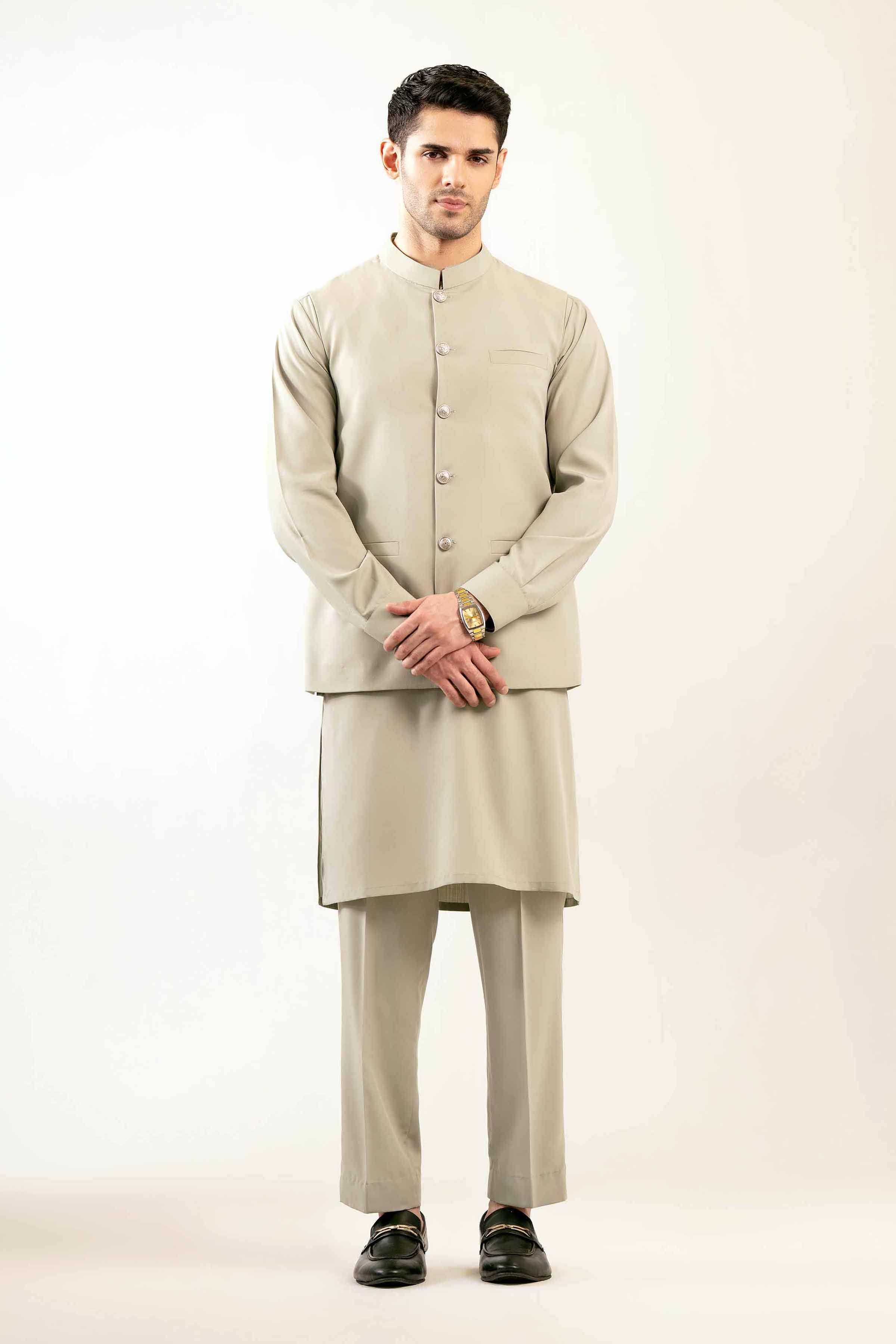 2 Piece - Naqsh Suit - 42508063 NishatUAE Green Cotton 2PC Unstitched