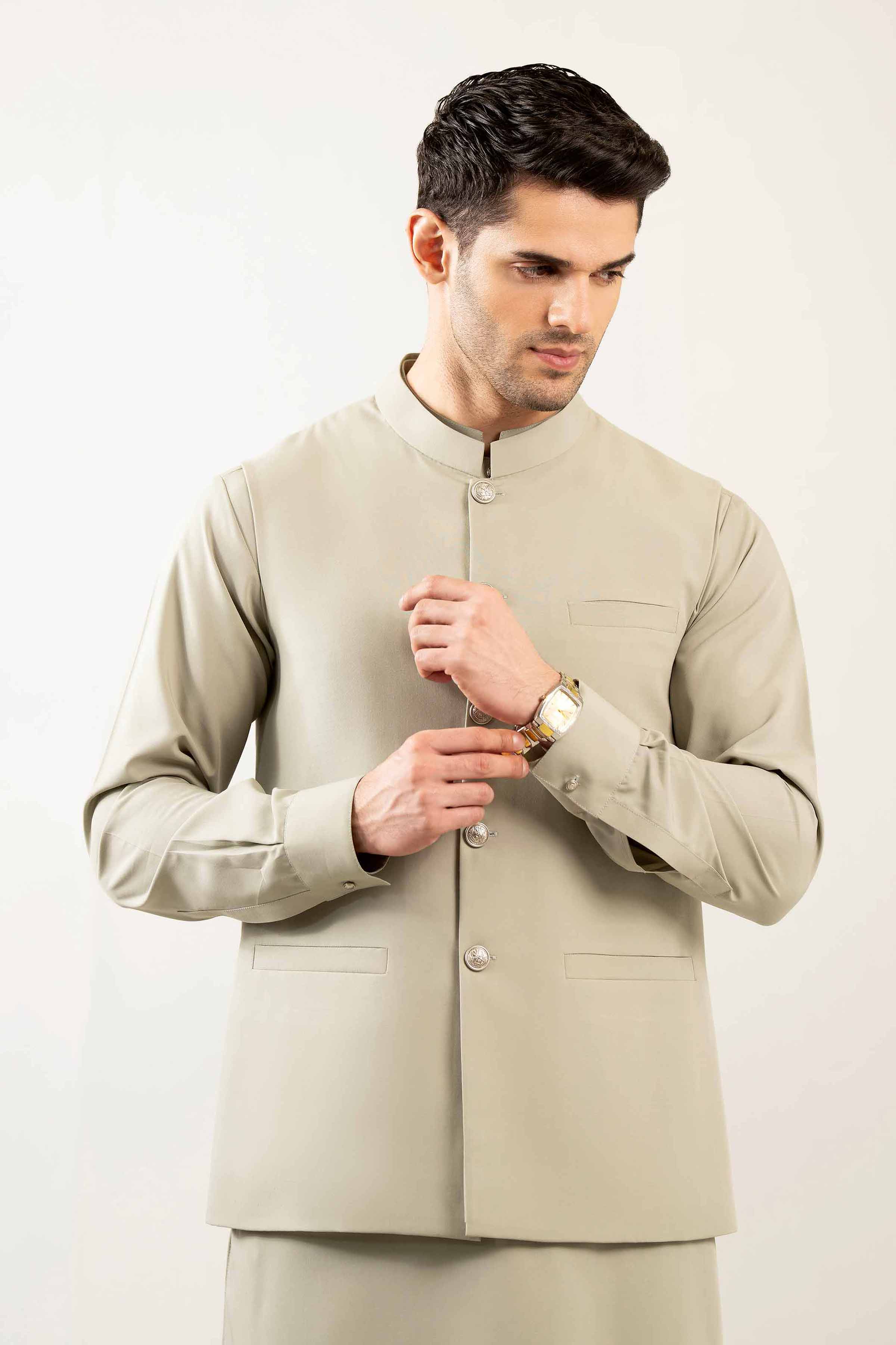 2 Piece - Naqsh Suit - 42508063 NishatUAE Green Cotton 2PC Unstitched