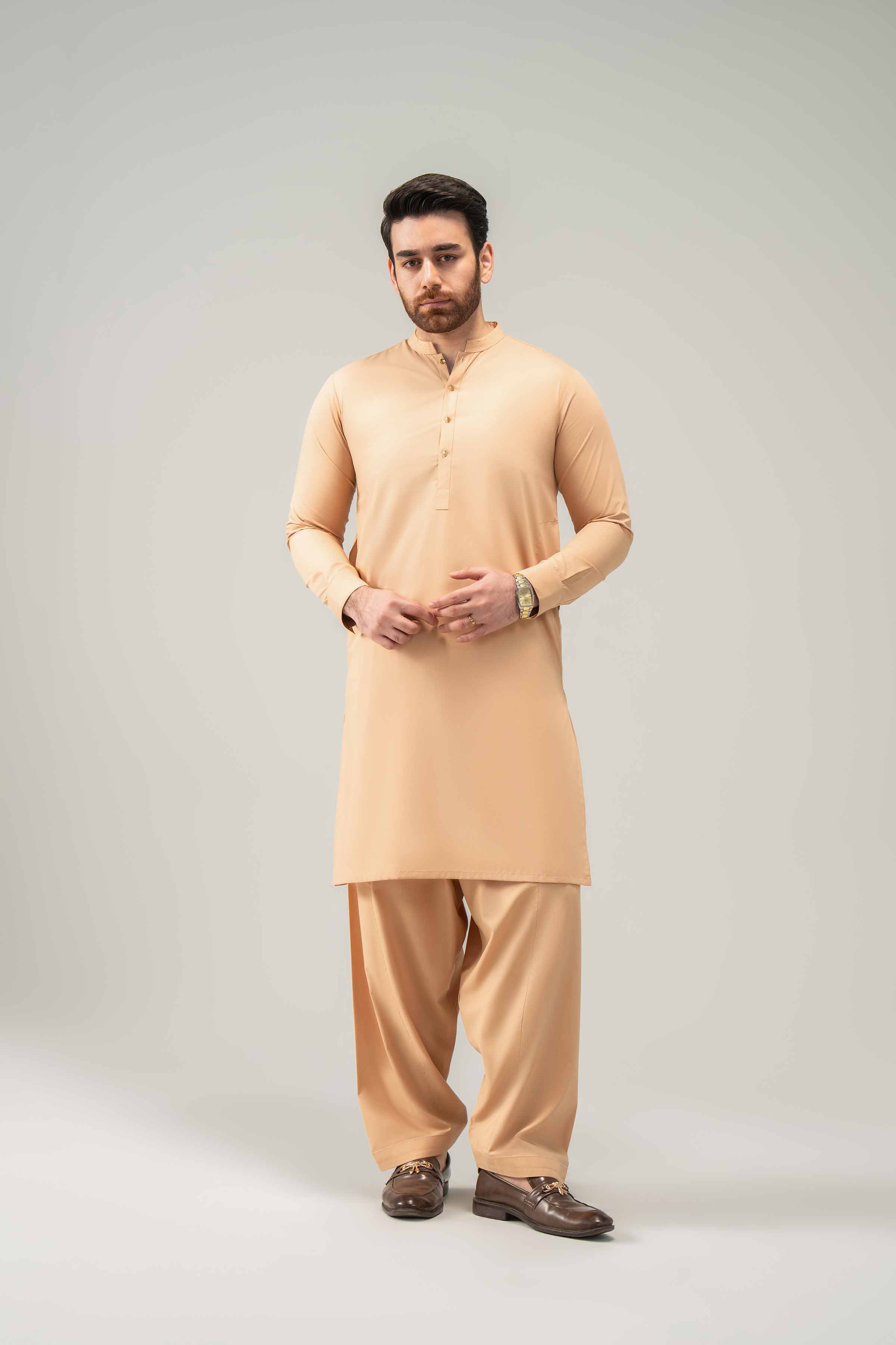 2 Piece - Naqsh Suit - 42508214 Brown Orchid 2PC