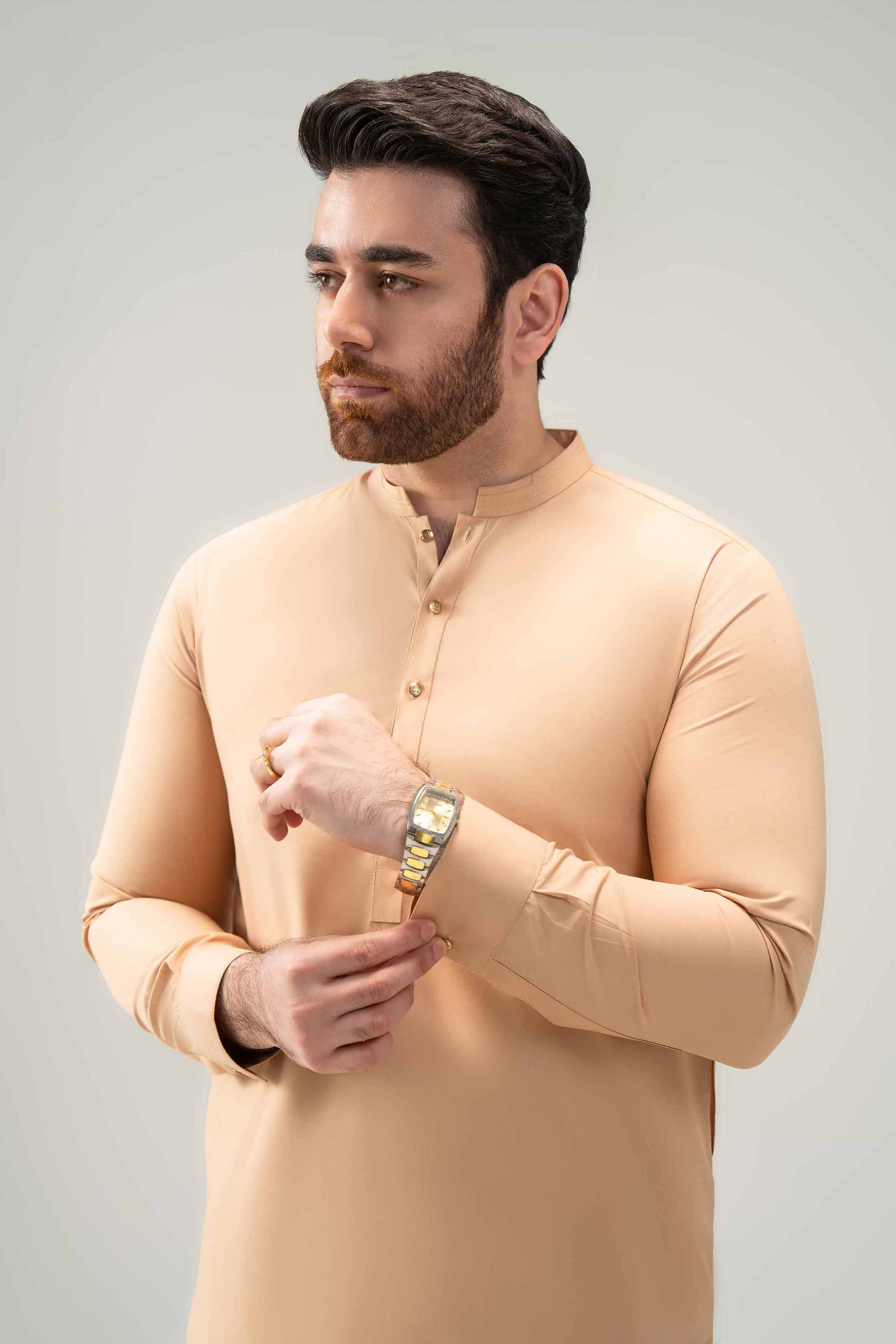 2 Piece - Naqsh Suit - 42508214 Brown Orchid 2PC