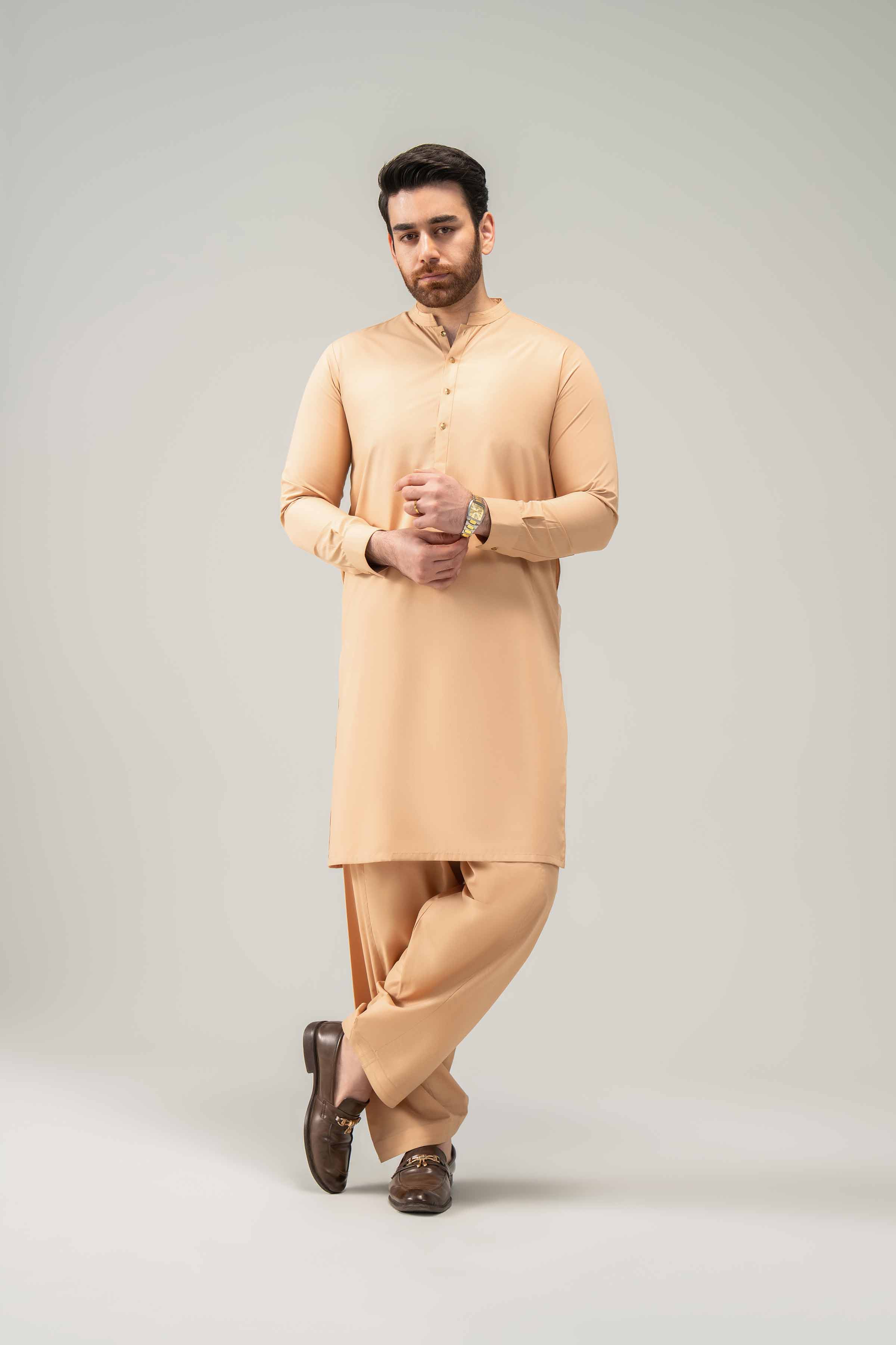 2 Piece - Naqsh Suit - 42508214 Brown Orchid 2PC