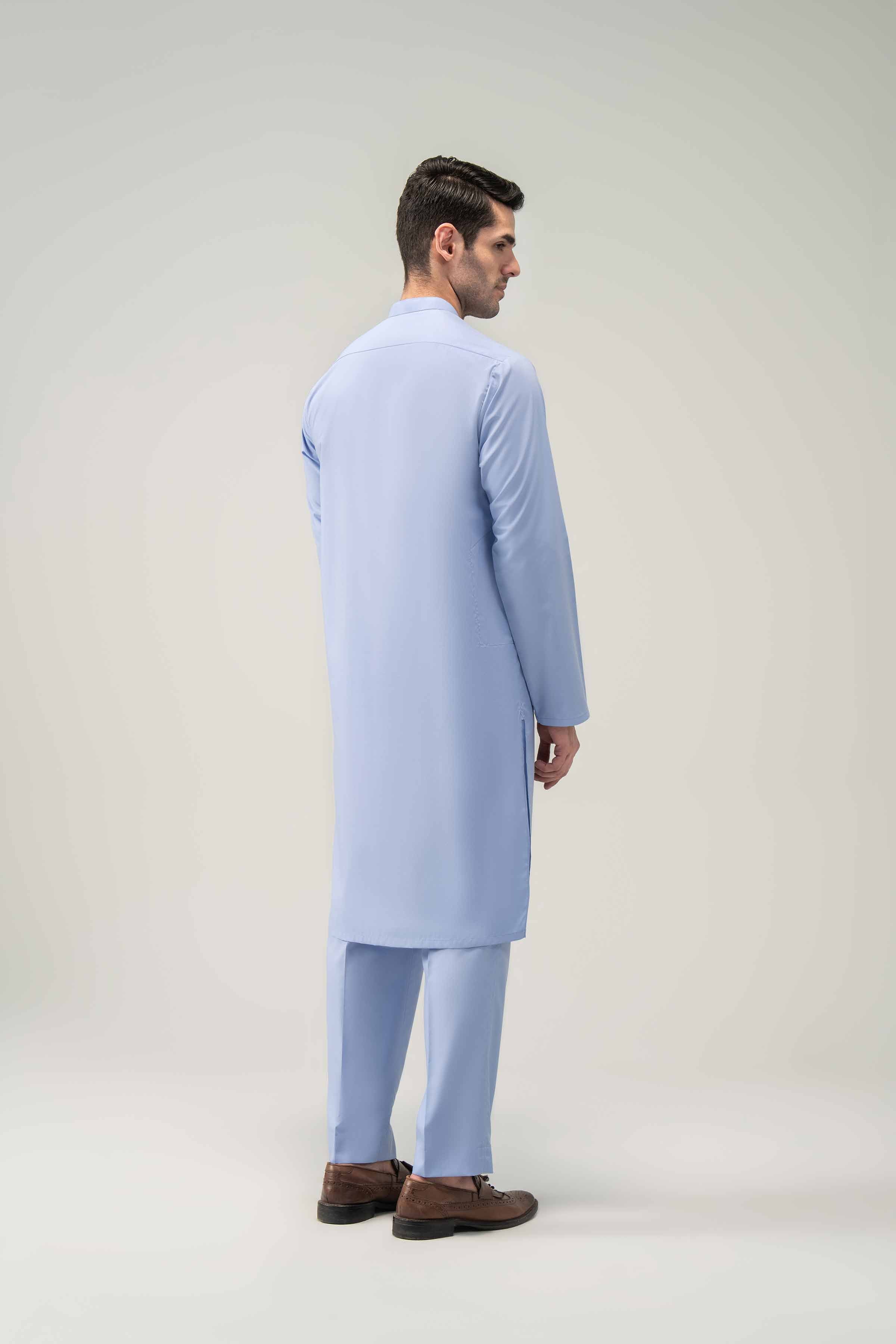 2 Piece - Naqsh Suit - 42508215 Blue Orchid 2PC