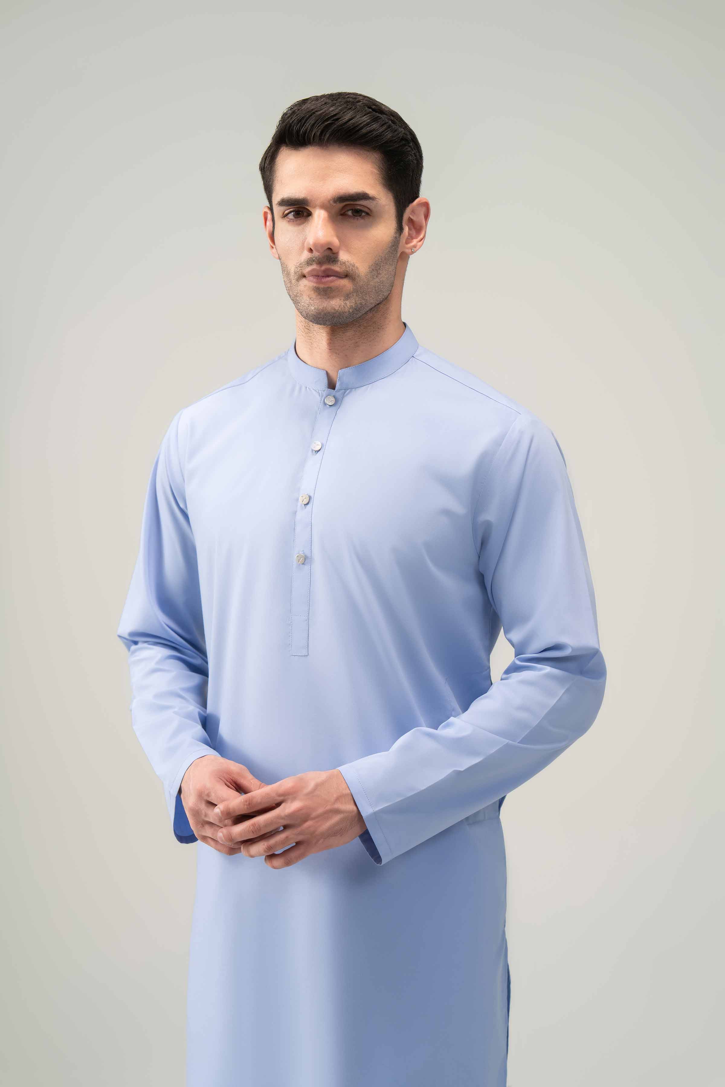 2 Piece - Naqsh Suit - 42508215 Blue Orchid 2PC