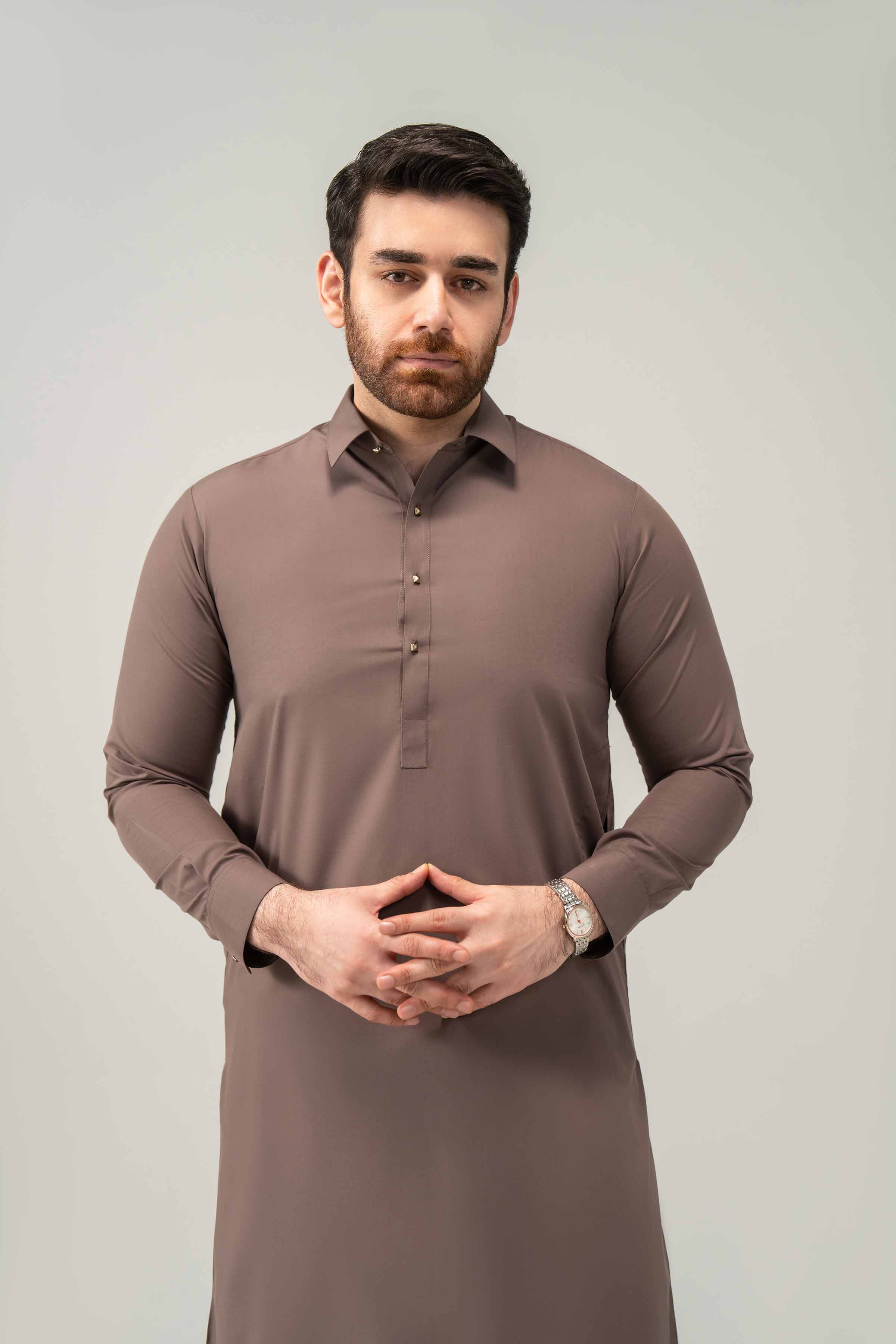 2 Piece - Naqsh Suit - 42508216 Brown Orchid 2PC