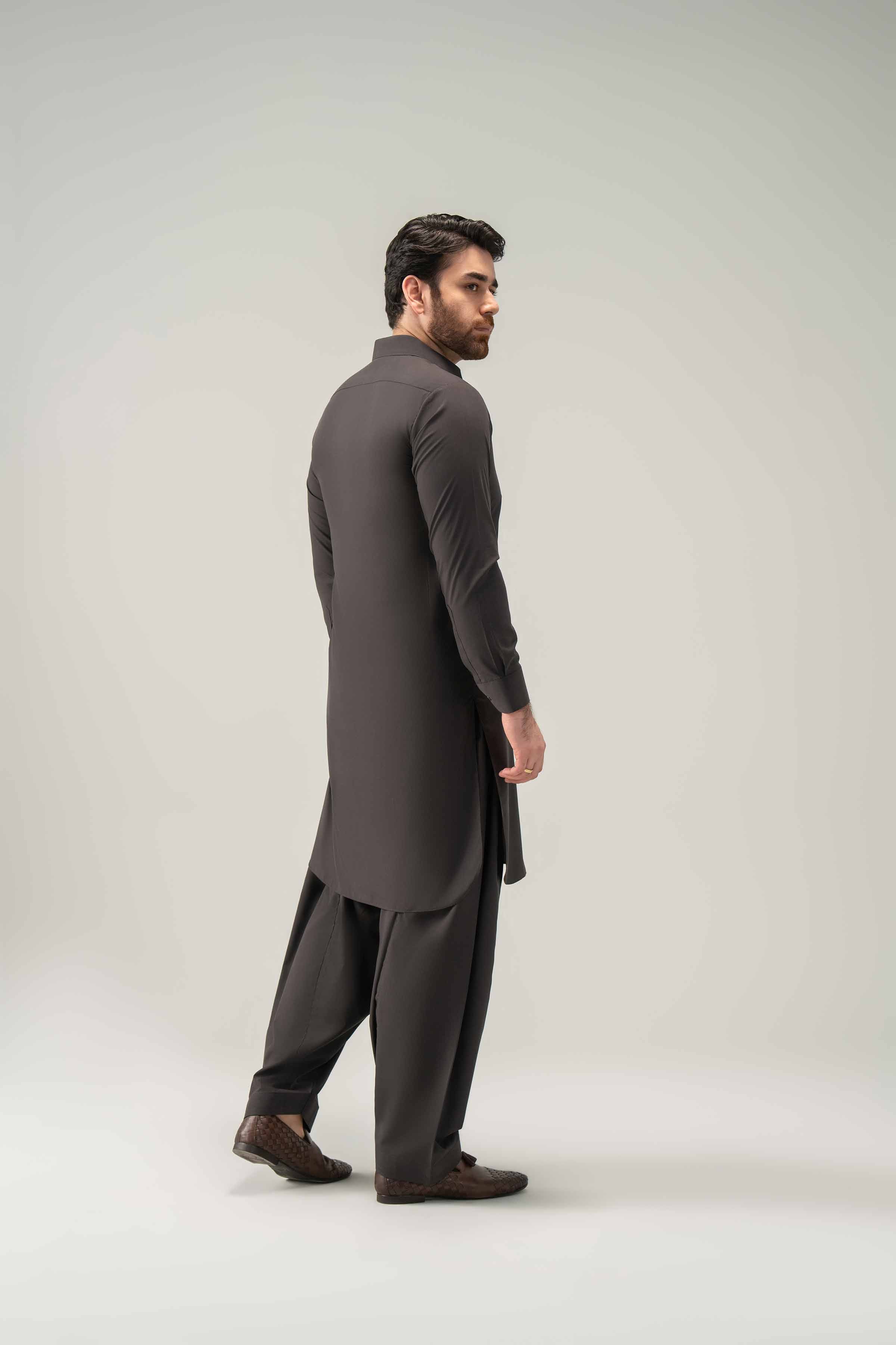 2 Piece - Naqsh Suit - 42508217 Black Orchid 2PC