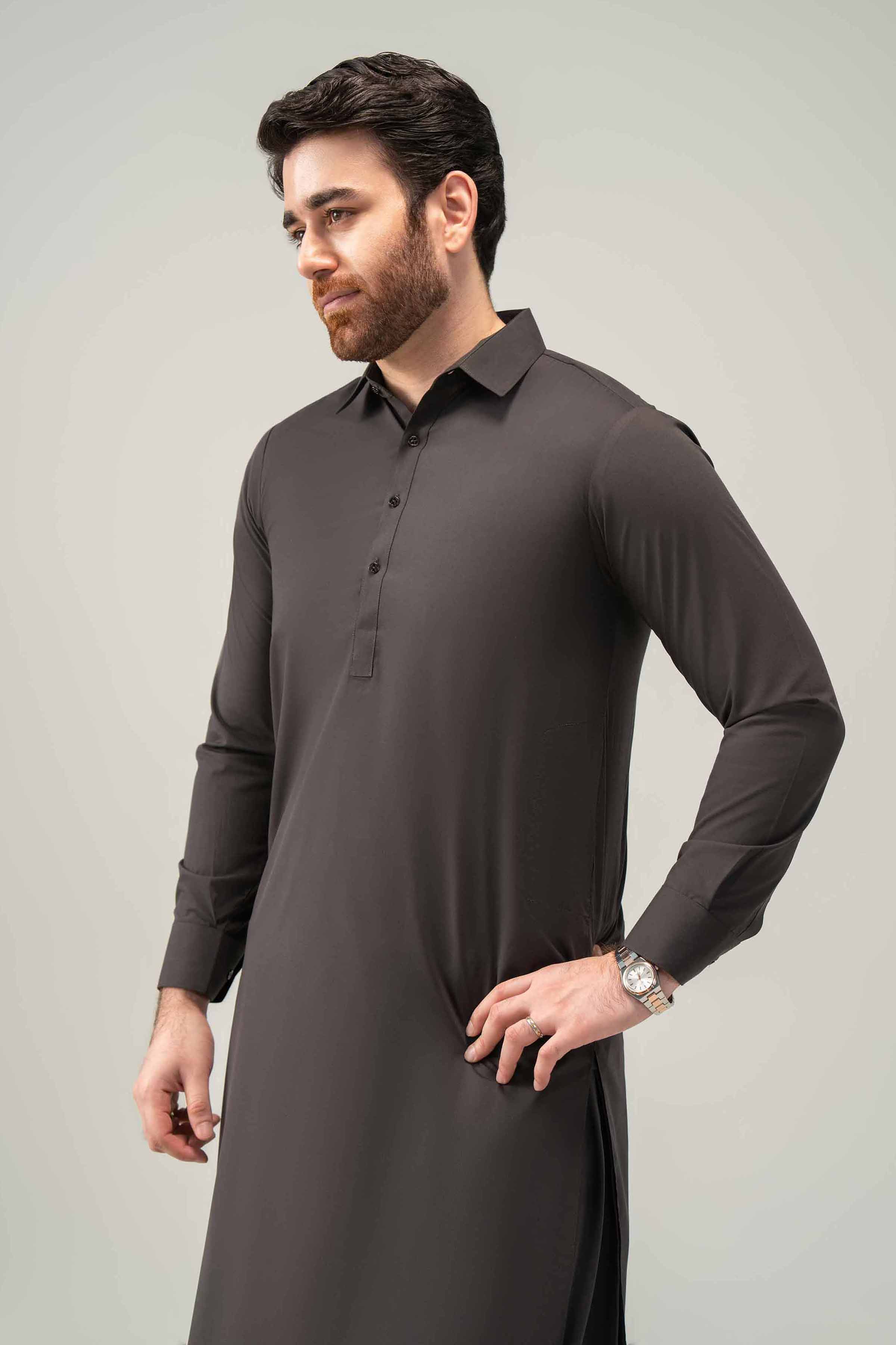 2 Piece - Naqsh Suit - 42508217 Black Orchid 2PC