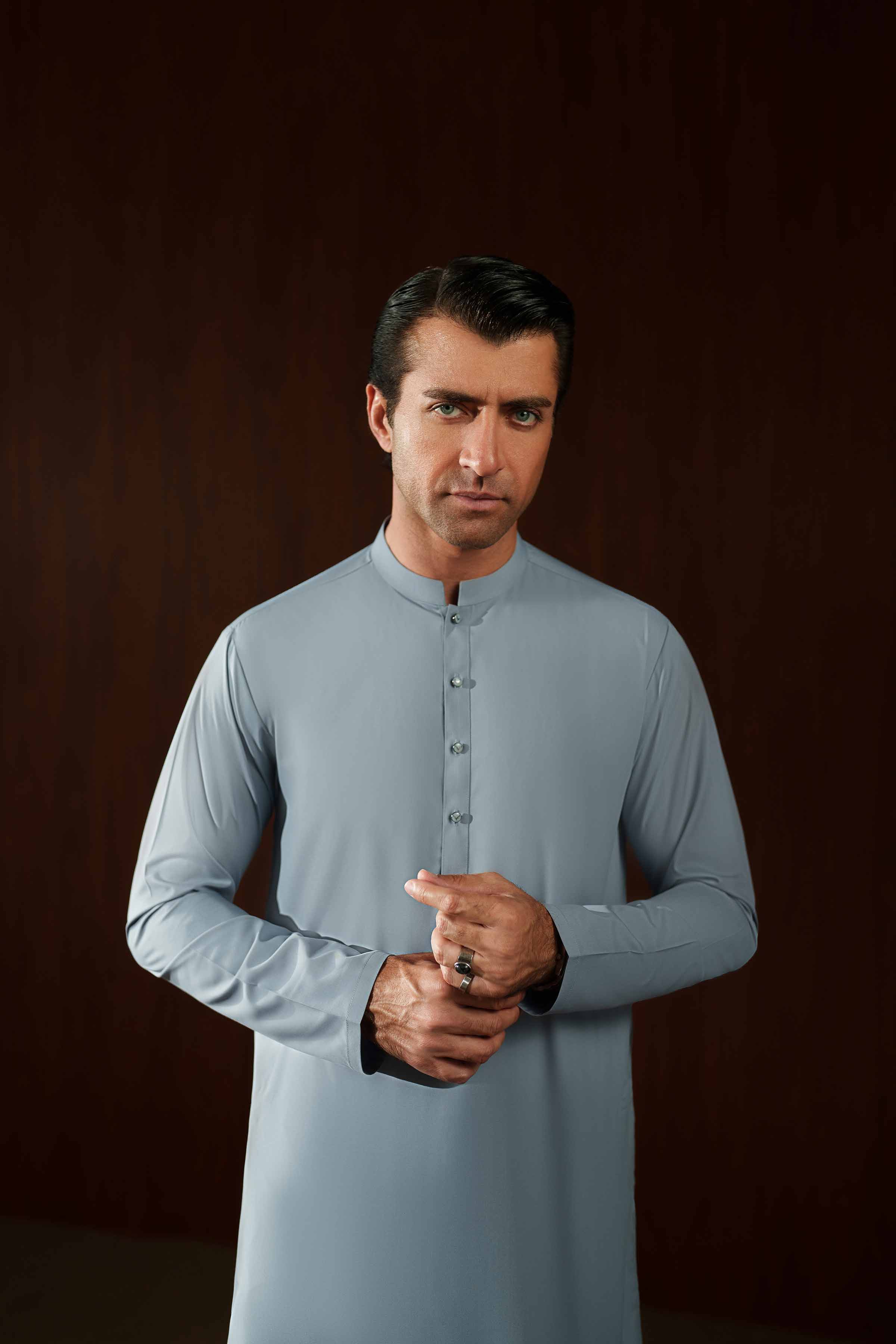 2 Piece - Naqsh Suit - 42508219 Grey Orchid 2PC