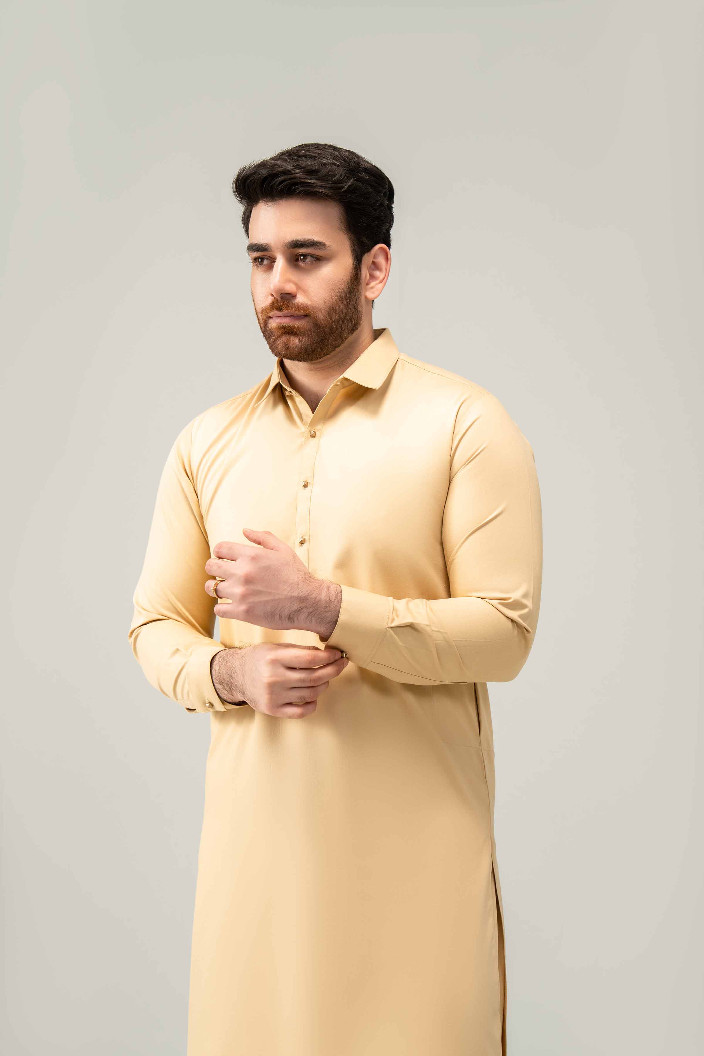 2 Piece - Naqsh Suit - 42508245 Beige Blended 2PC