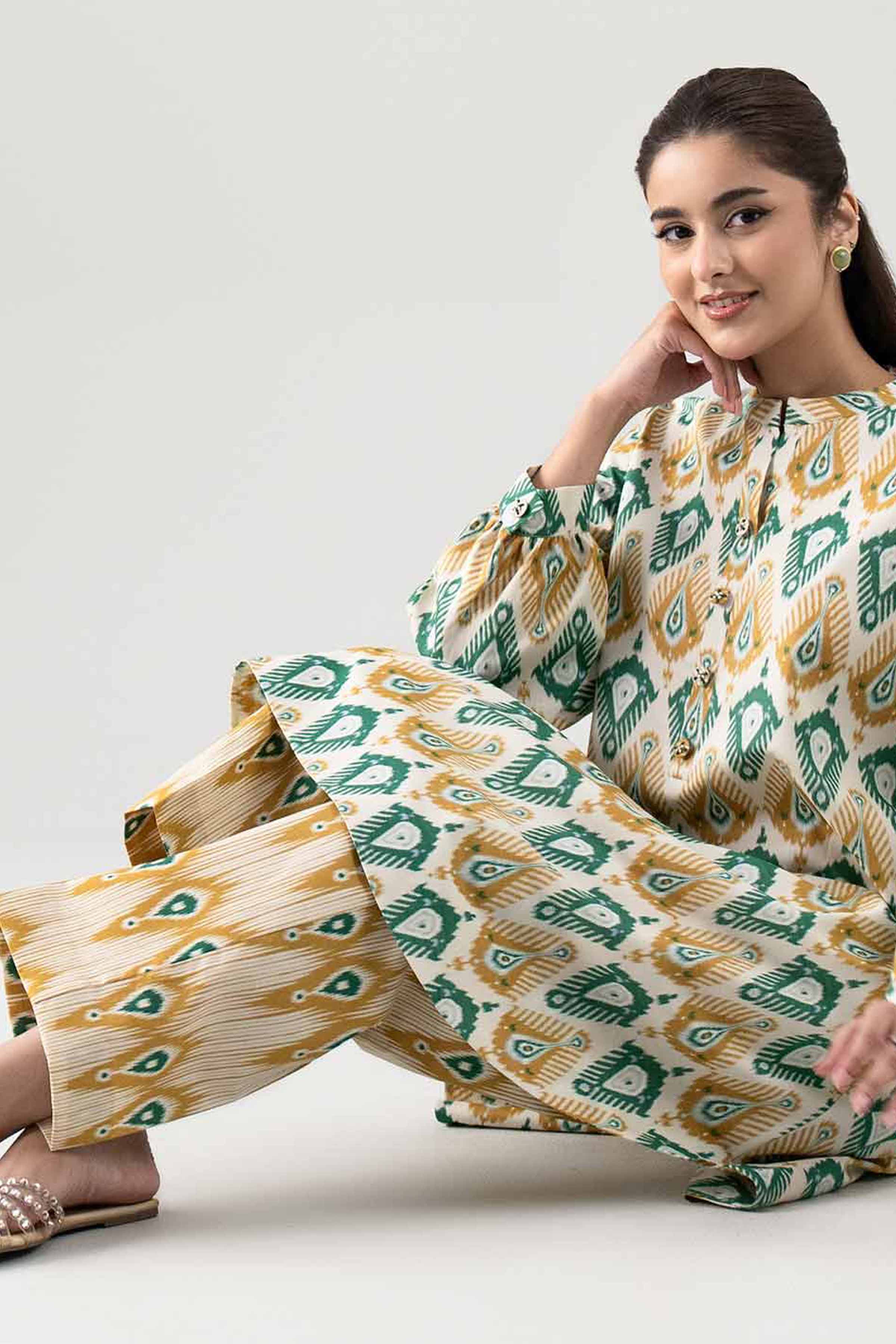 2 Piece - Printed Suit - 42601031 NishatUAE Multi Cambric 2PC Printed Unstitched