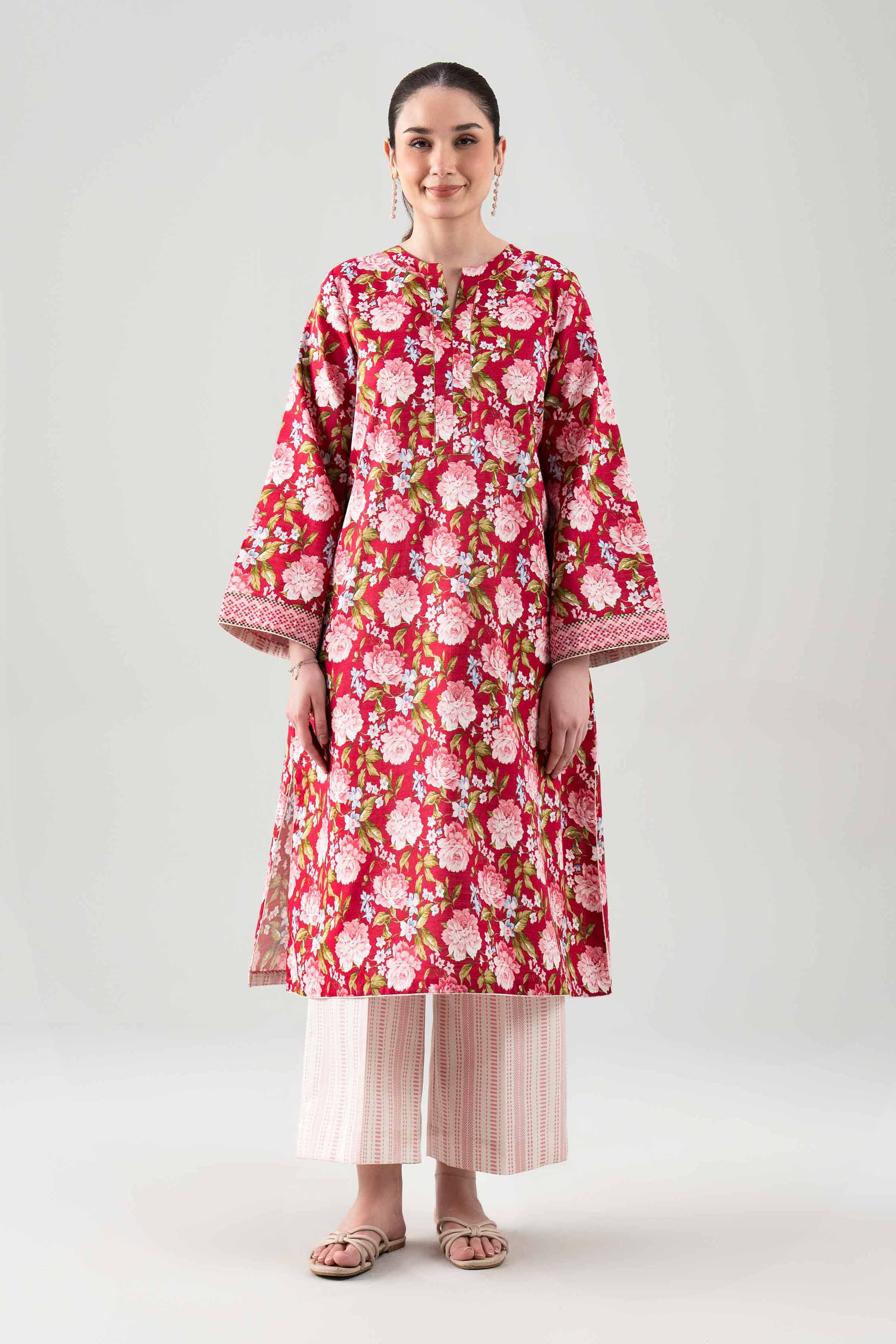 2 Piece - Printed Suit - 42601036 NishatUAE Multi Cambric 2PC Printed Unstitched