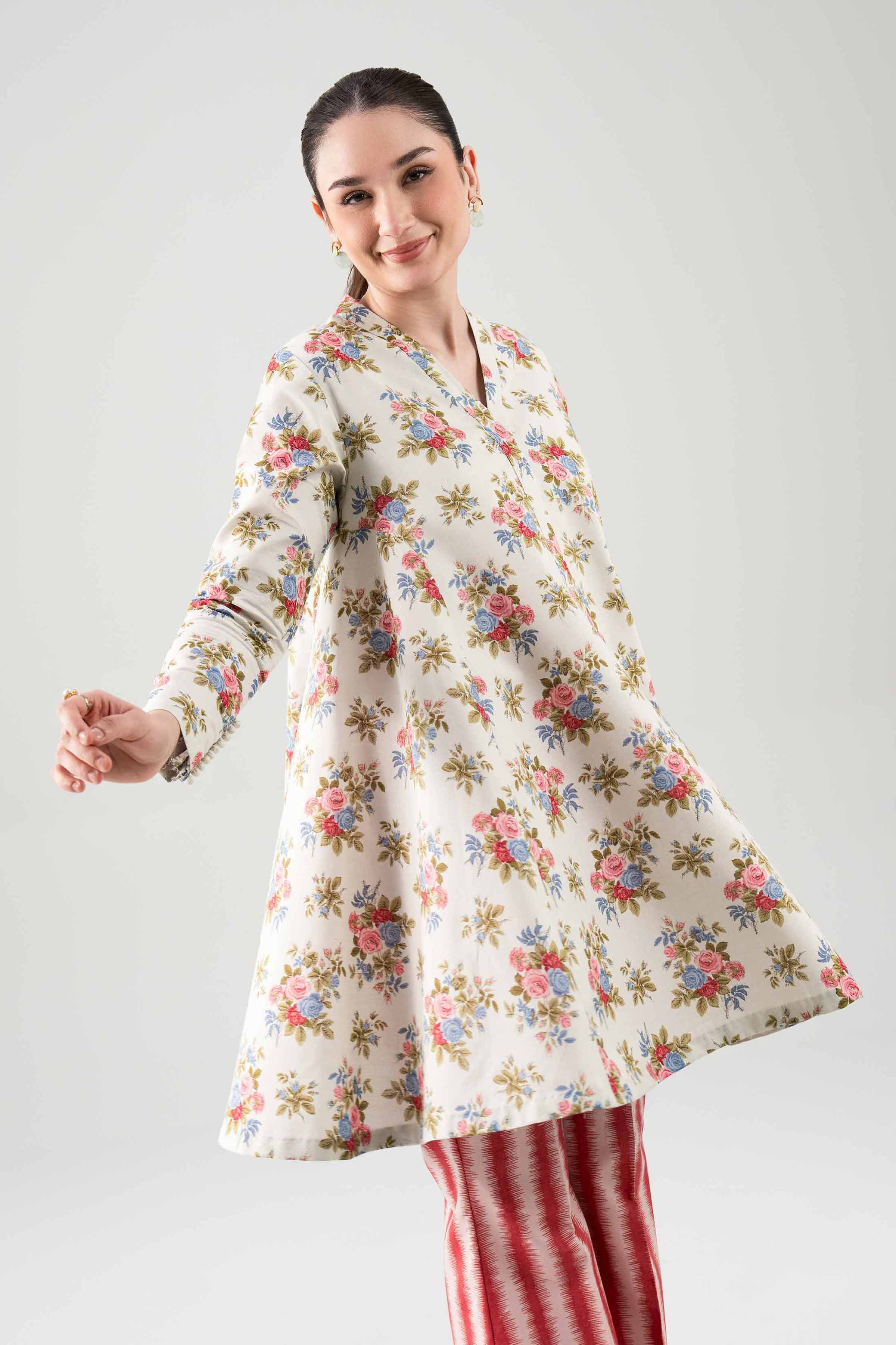 2 Piece - Printed Suit - 42601038 NishatUAE Multi Cambric 2PC Printed Unstitched