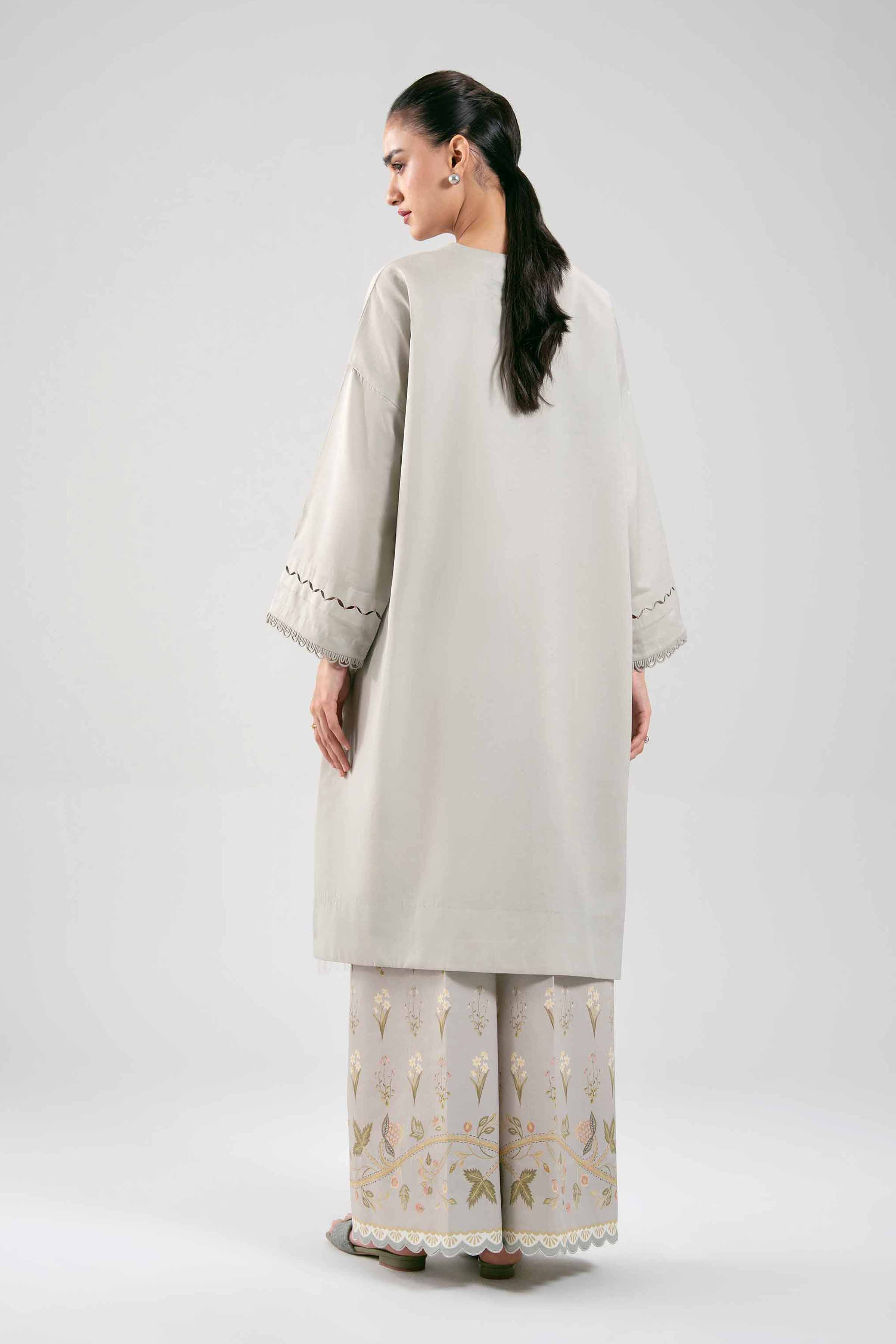 2 Piece - Digital Printed Embroidered Suit - 42601085