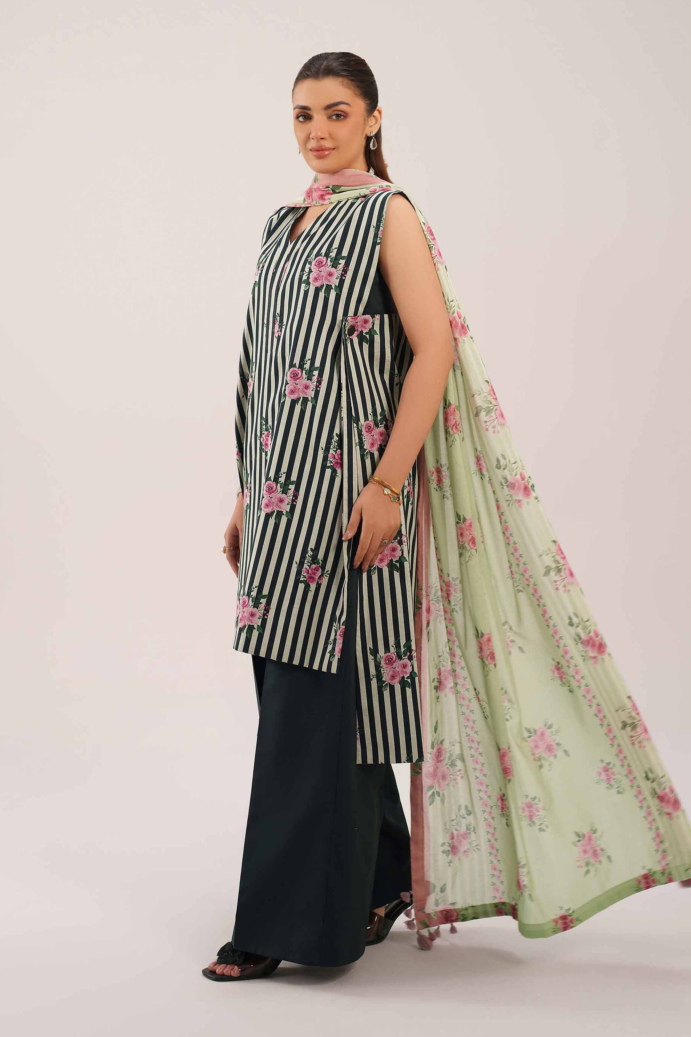 3 Piece - Printed Suit - 42601123