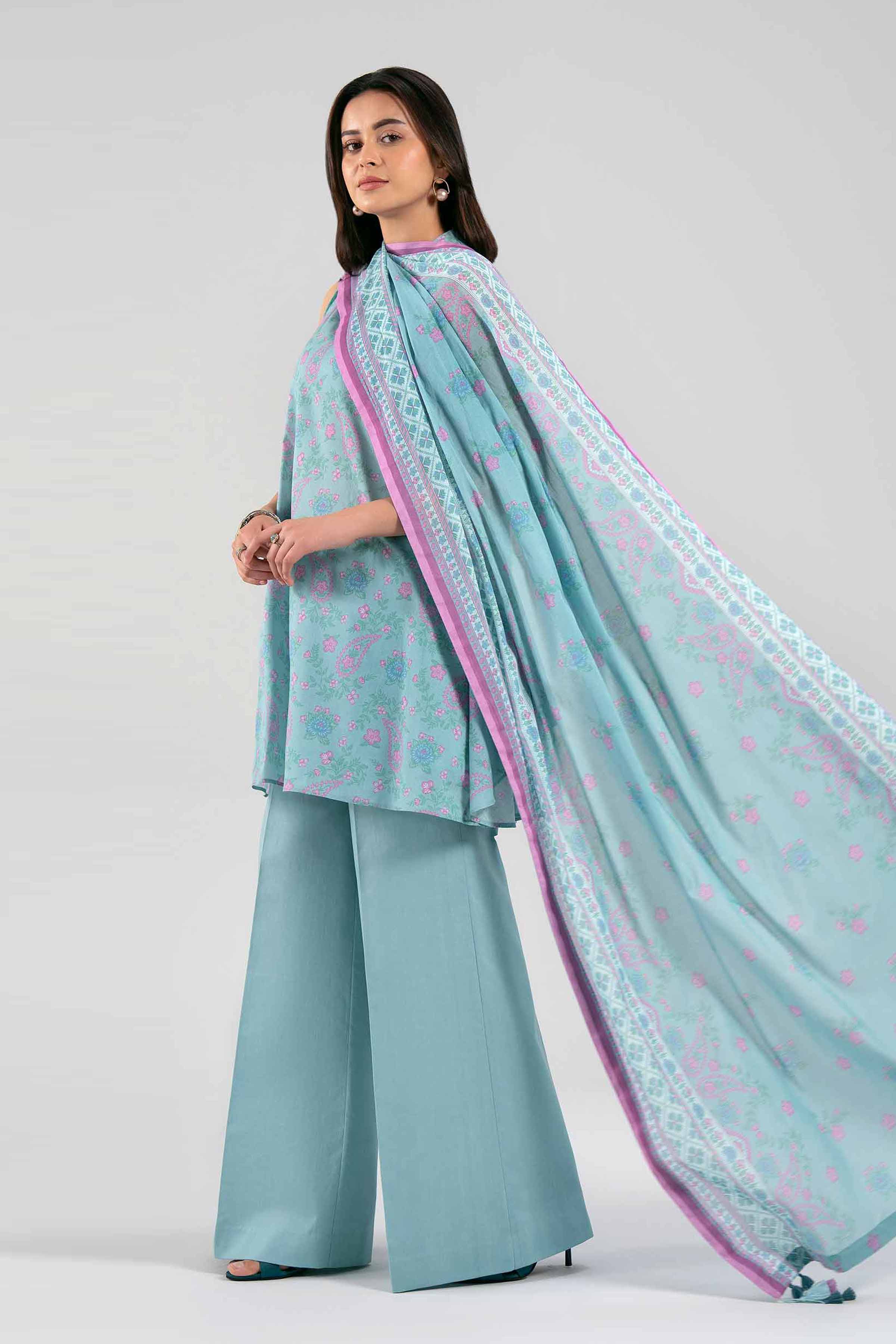 3 Piece - Printed Suit - 42601131 Green Lawn 3PC Printed