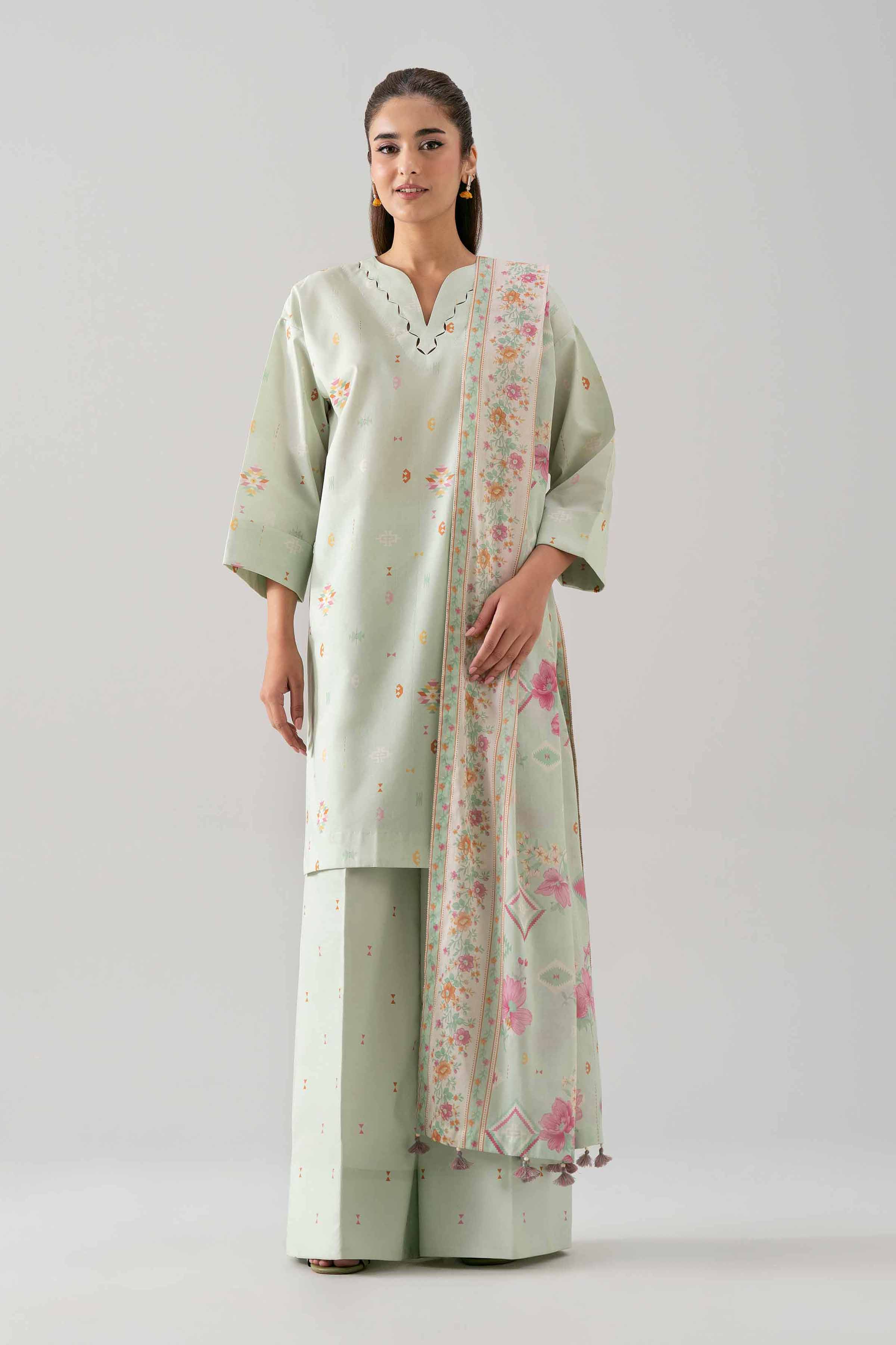 3 Piece - Printed Suit - 42601174 Green Lawn 3PC Printed