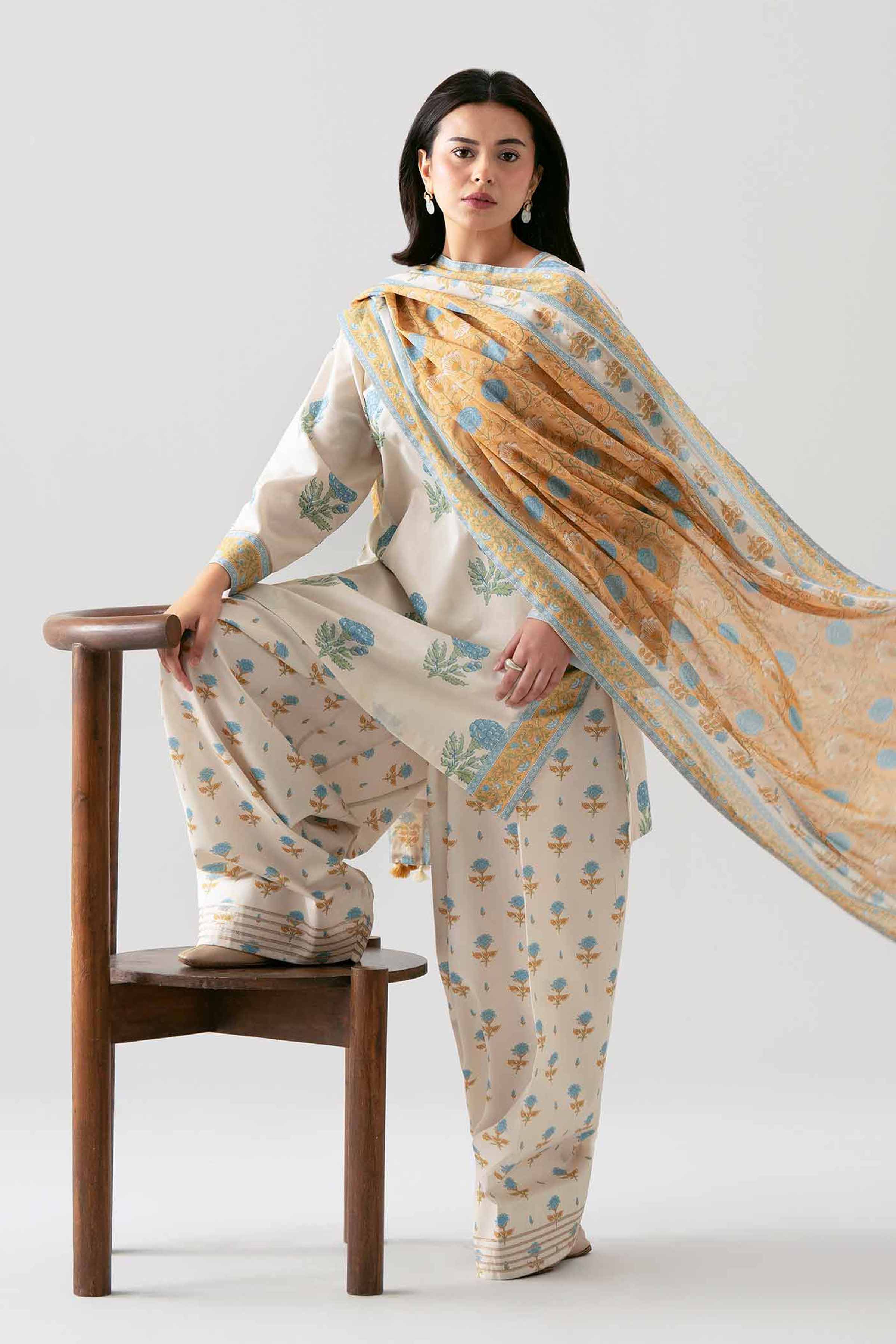 3 Piece - Printed Suit - 42601184