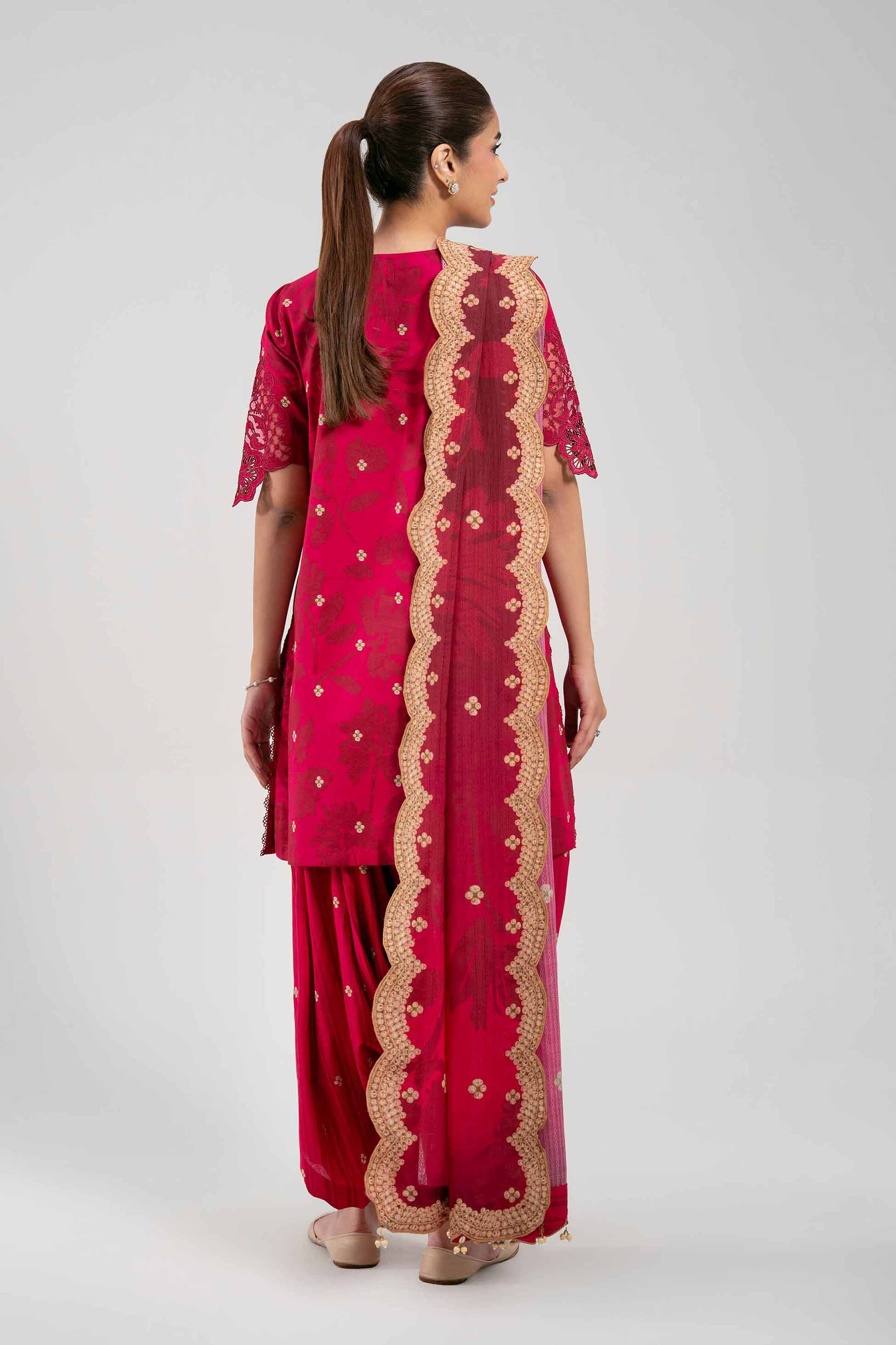 3 Piece - Digital Printed Embroidered Suit - 42601202