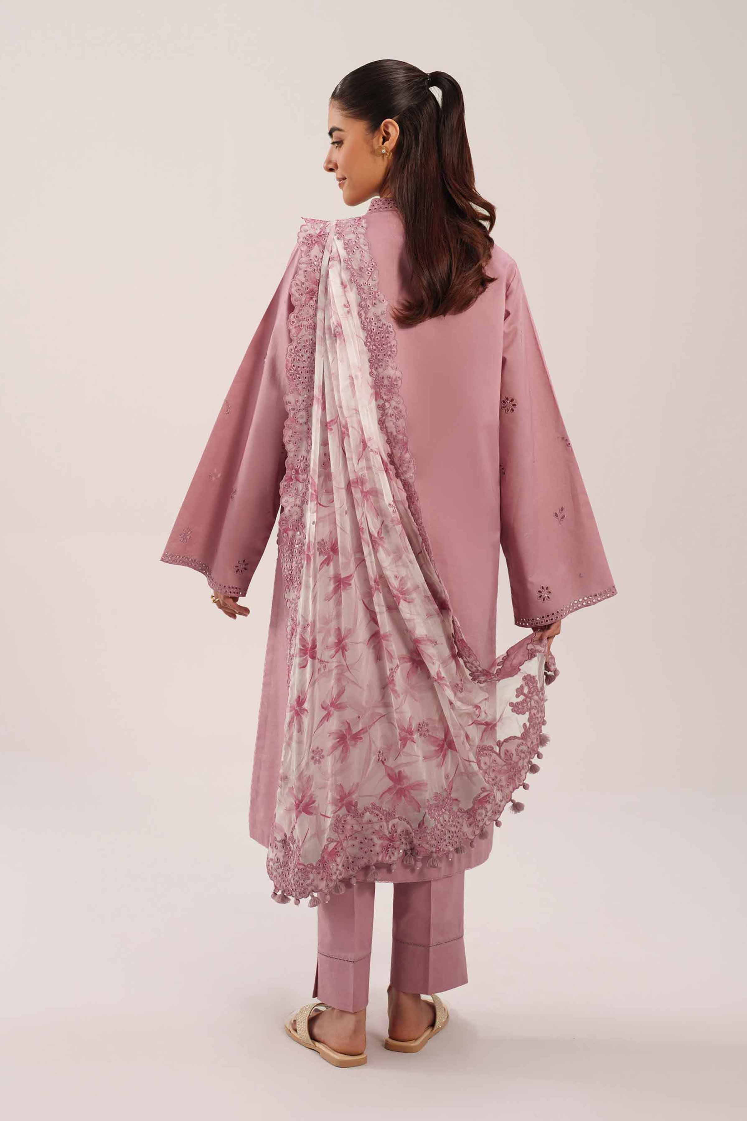 3 Piece - Digital Printed Embroidered Suit - 42601232