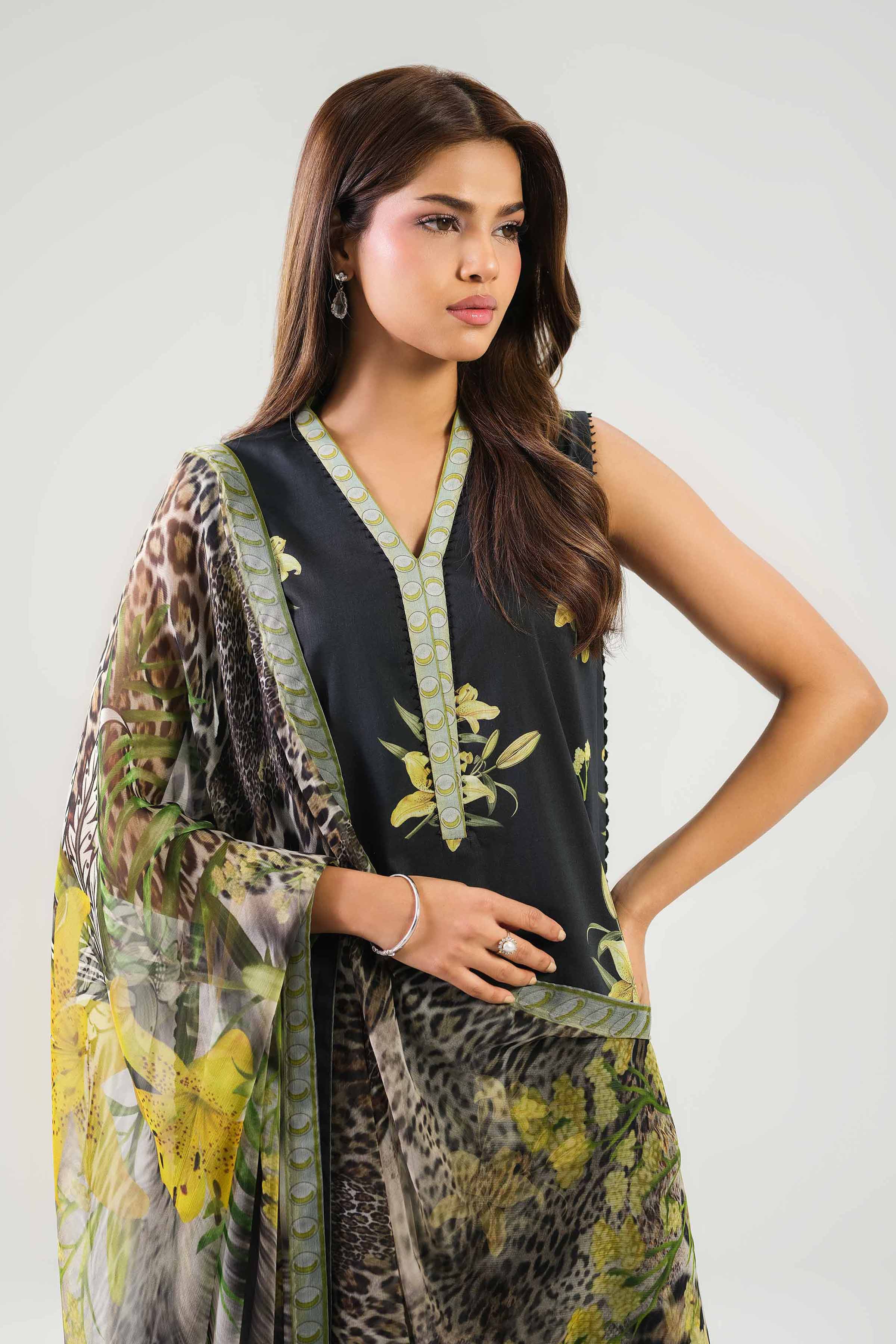 3 Piece - Digital Printed Suit - 42601241