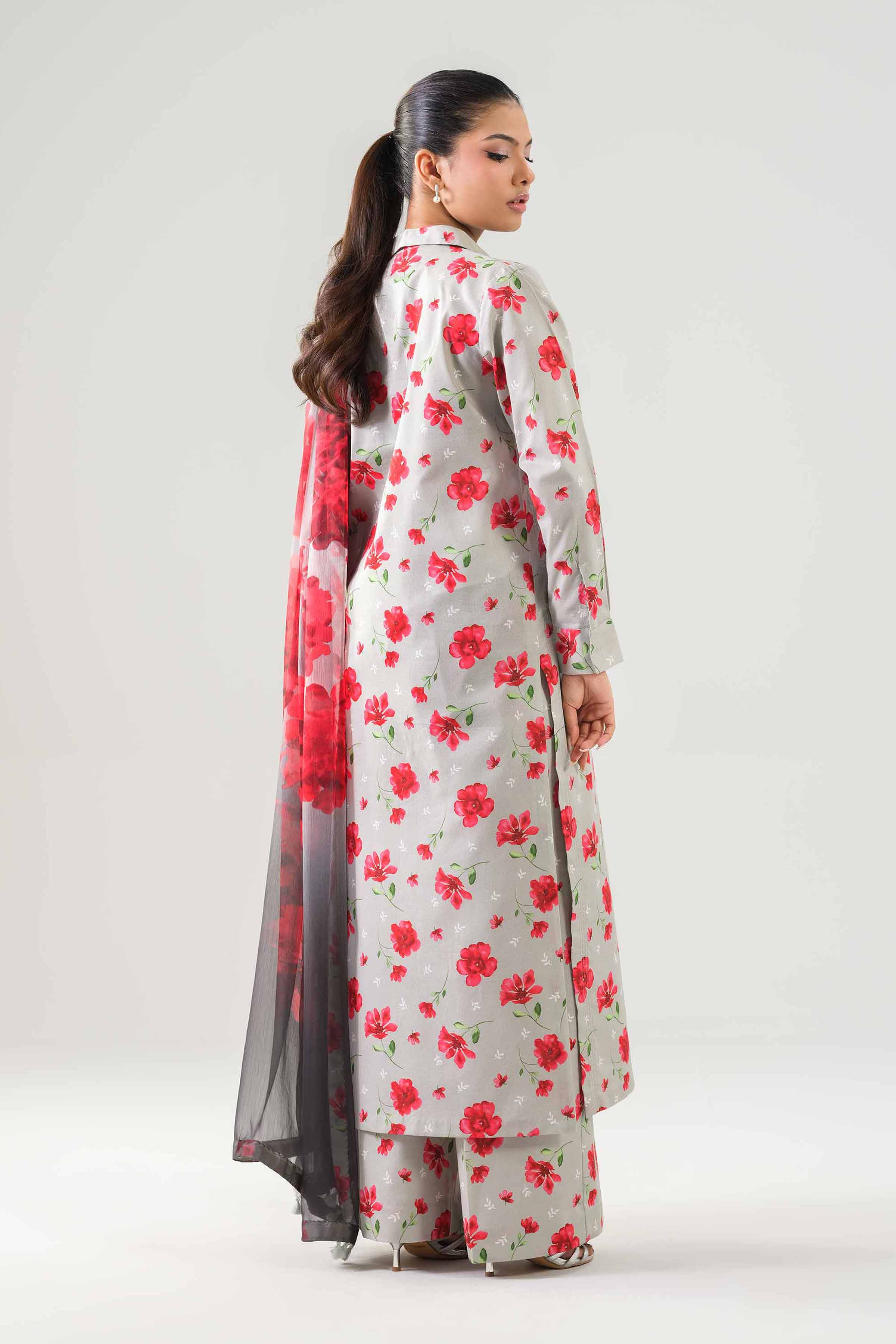 3 Piece - Digital Printed Suit - 42601253