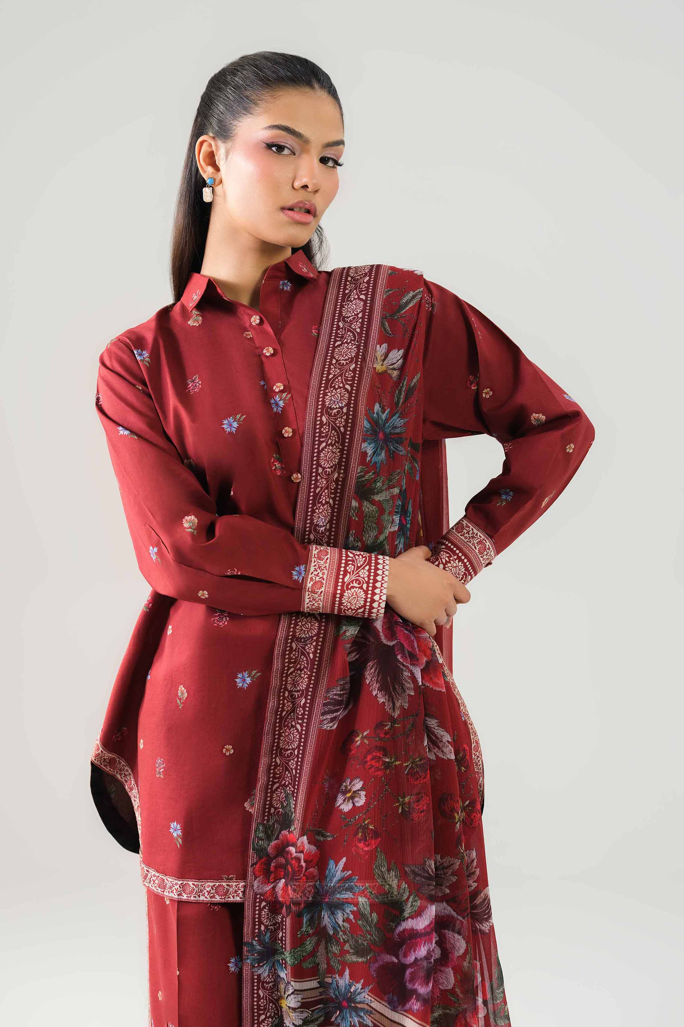 3 Piece - Digital Printed Suit - 42601257