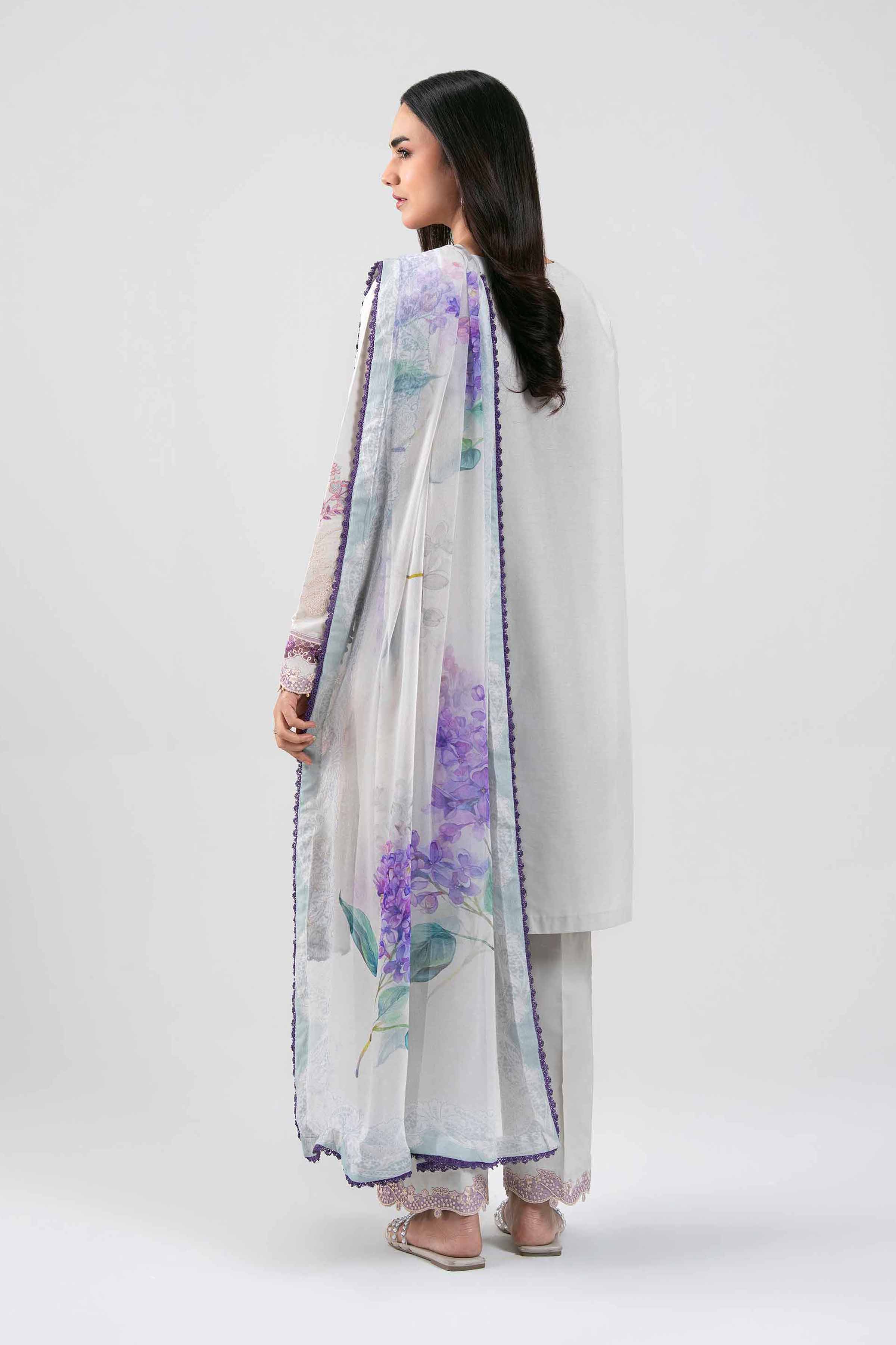 3 Piece - Embroidered Suit - 42601284 for Women - Unstitched Collection