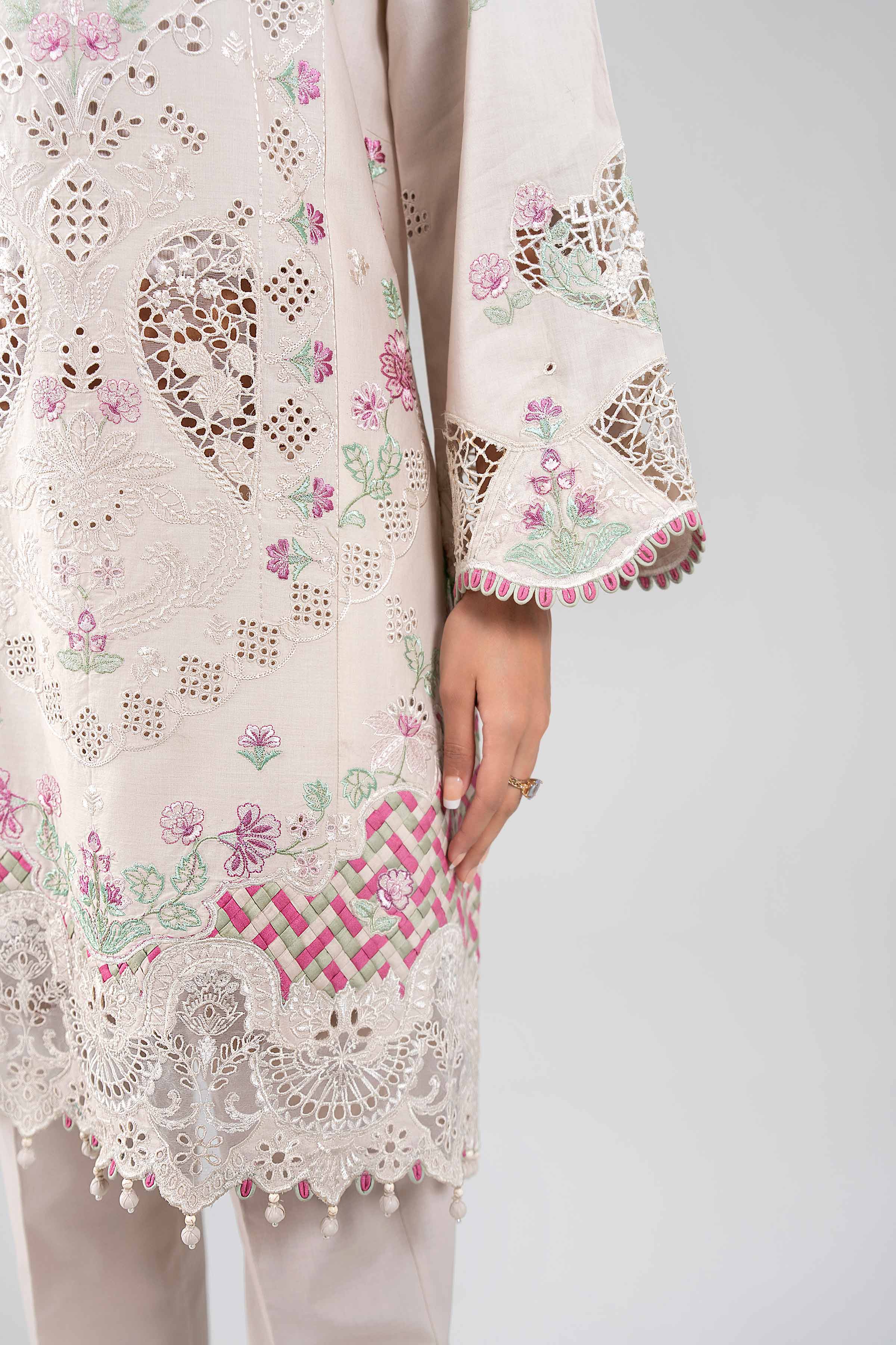 3 Piece - Digital Printed Embroidered Suit - 42601287