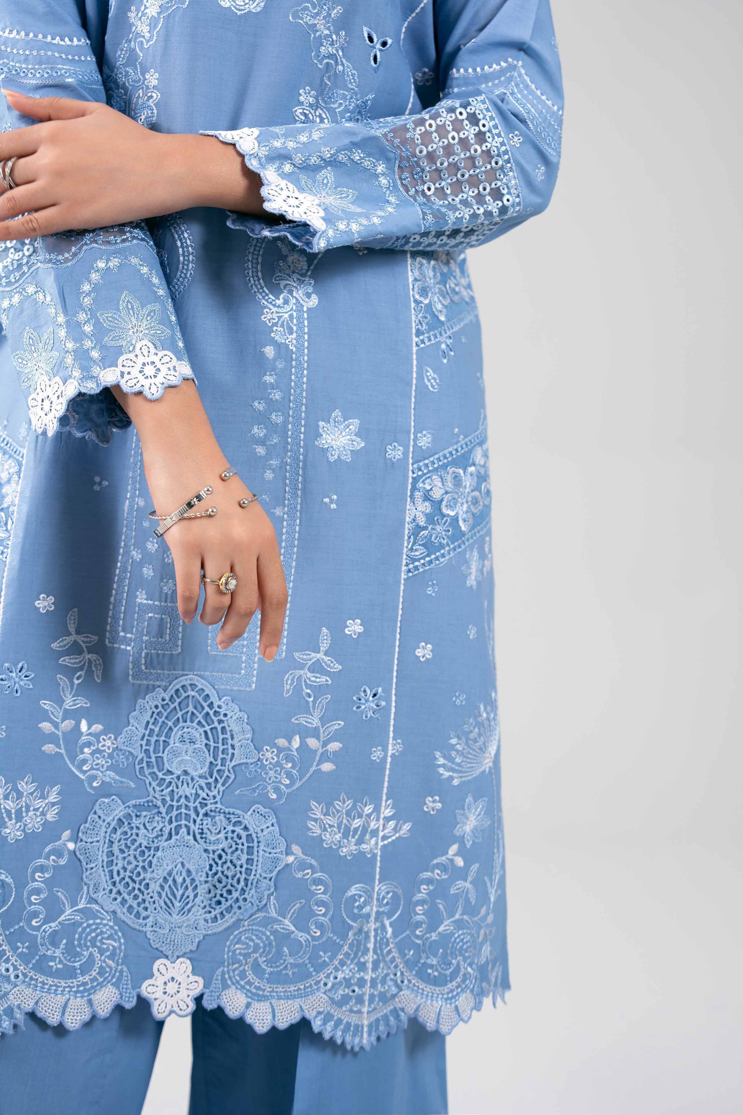 3 Piece - Embroidered Suit - 42601290 for Women - Unstitched Collection