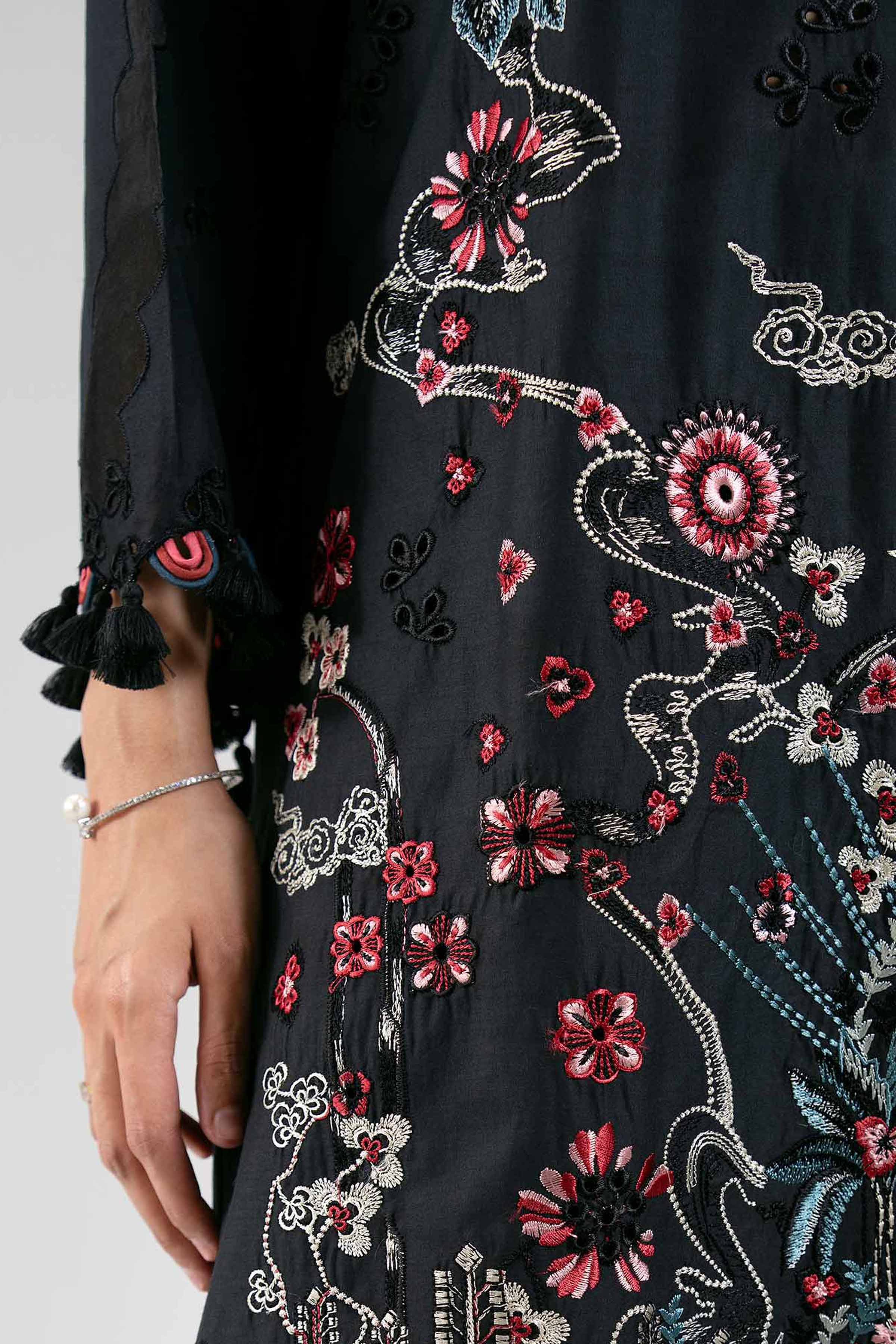 3 Piece - Digital Printed Embroidered Suit - 42601304