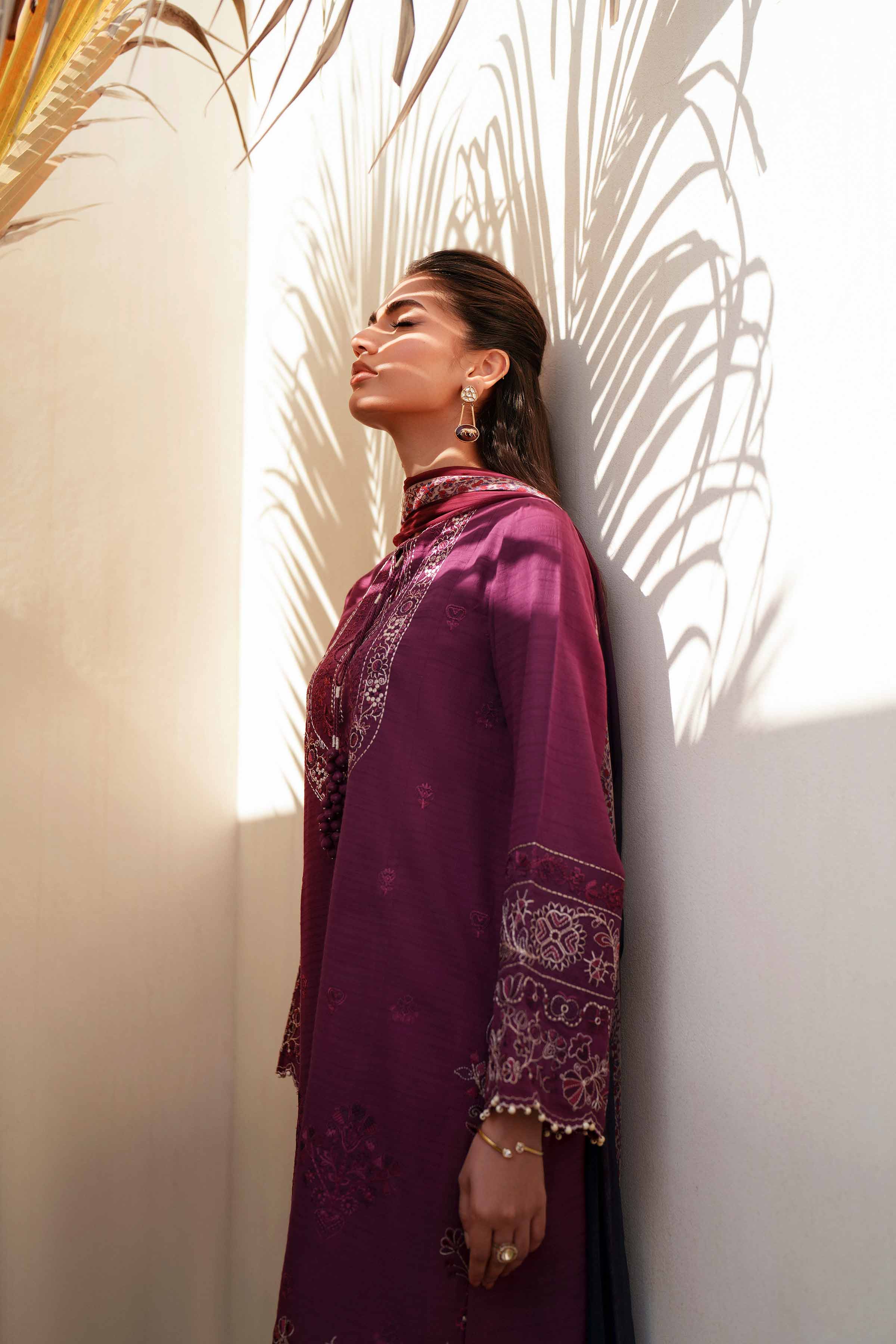 3 Piece - Digital Printed Embroidered Suit - 42601311