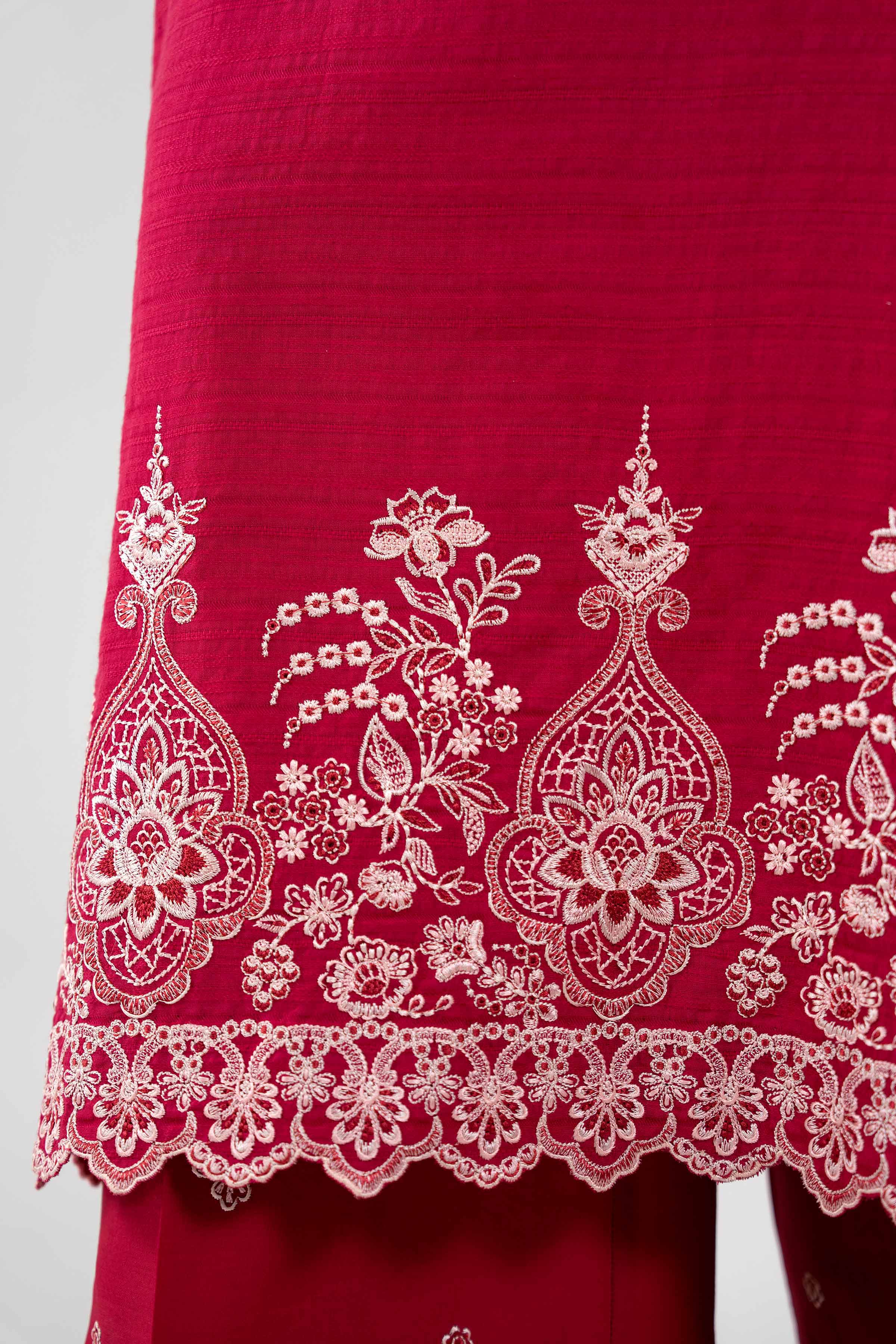 3 Piece - Digital Printed Embroidered Suit - 42601312