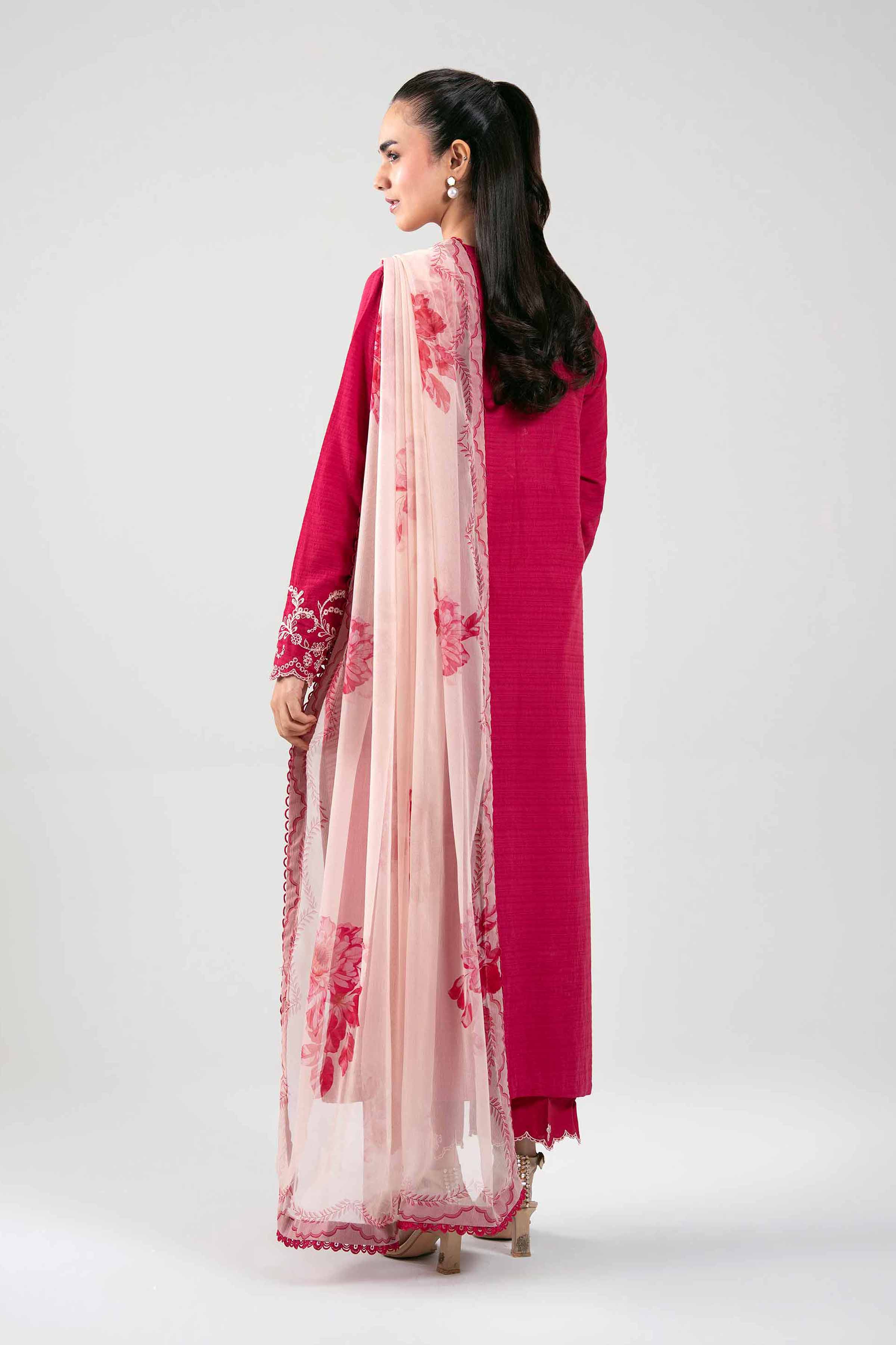 3 Piece - Digital Printed Embroidered Suit - 42601312