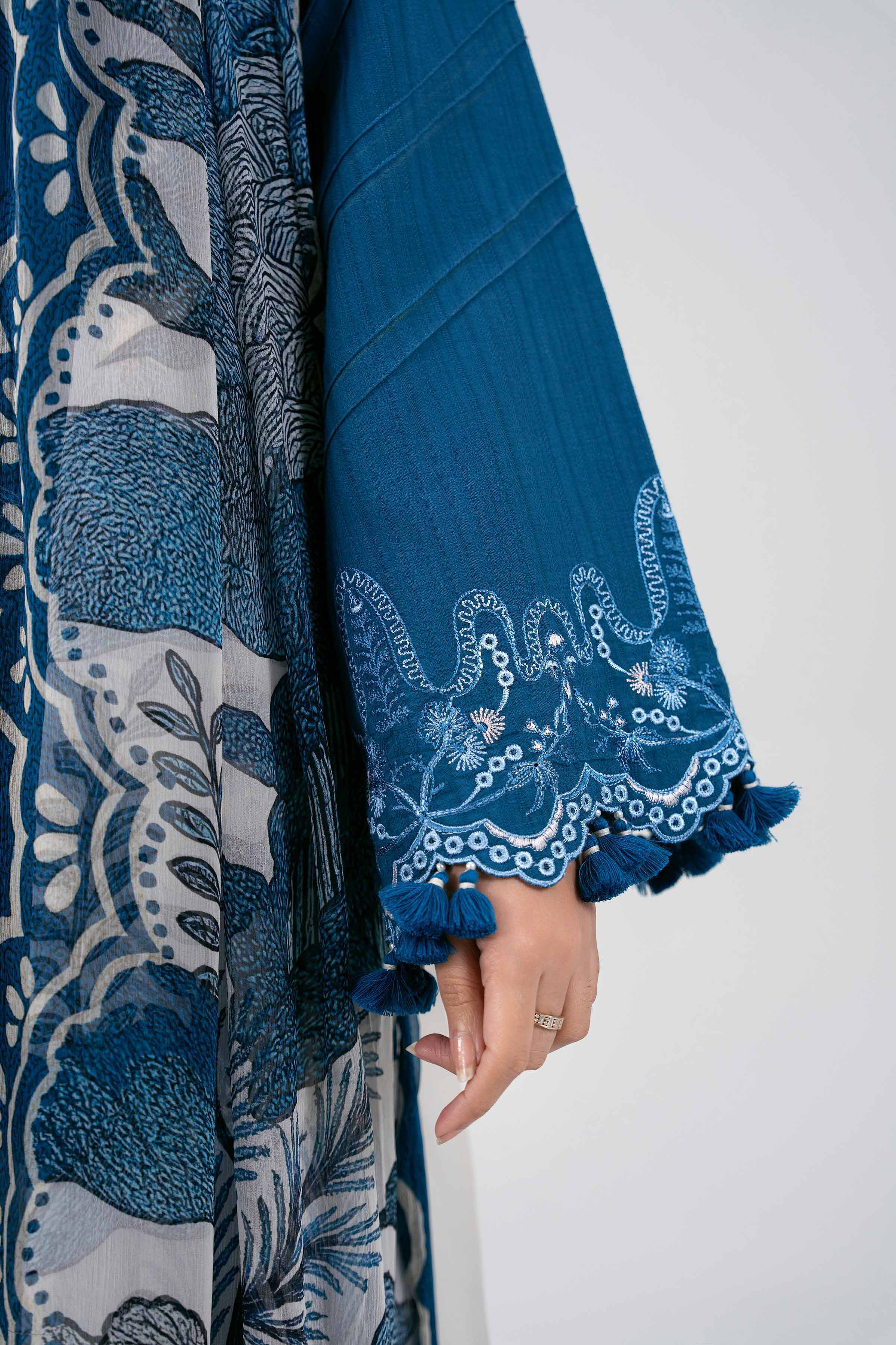 3 Piece - Embroidered Suit - 42601314 for Women - Unstitched Collection