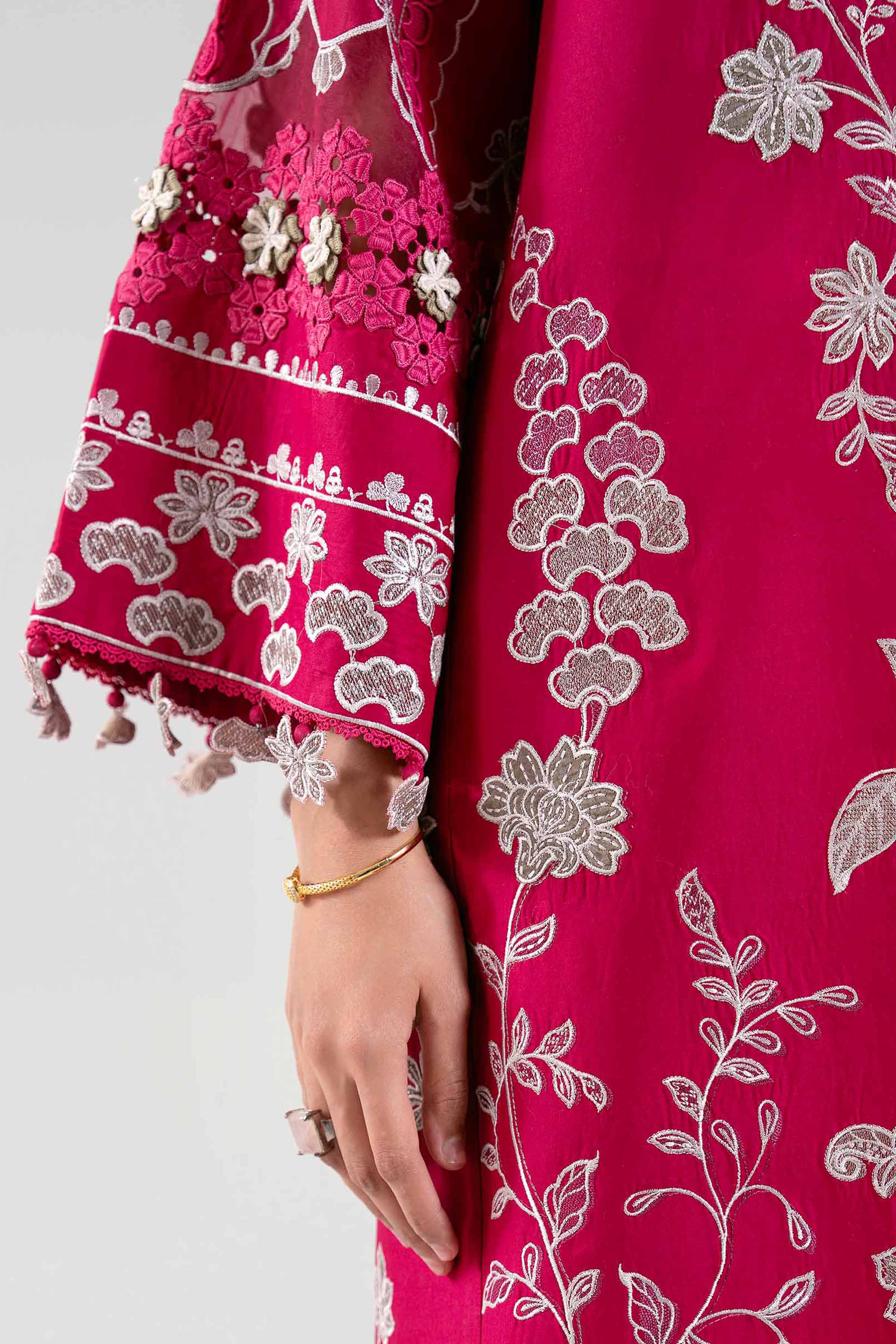 3 Piece - Digital Printed Embroidered Suit - 42601316