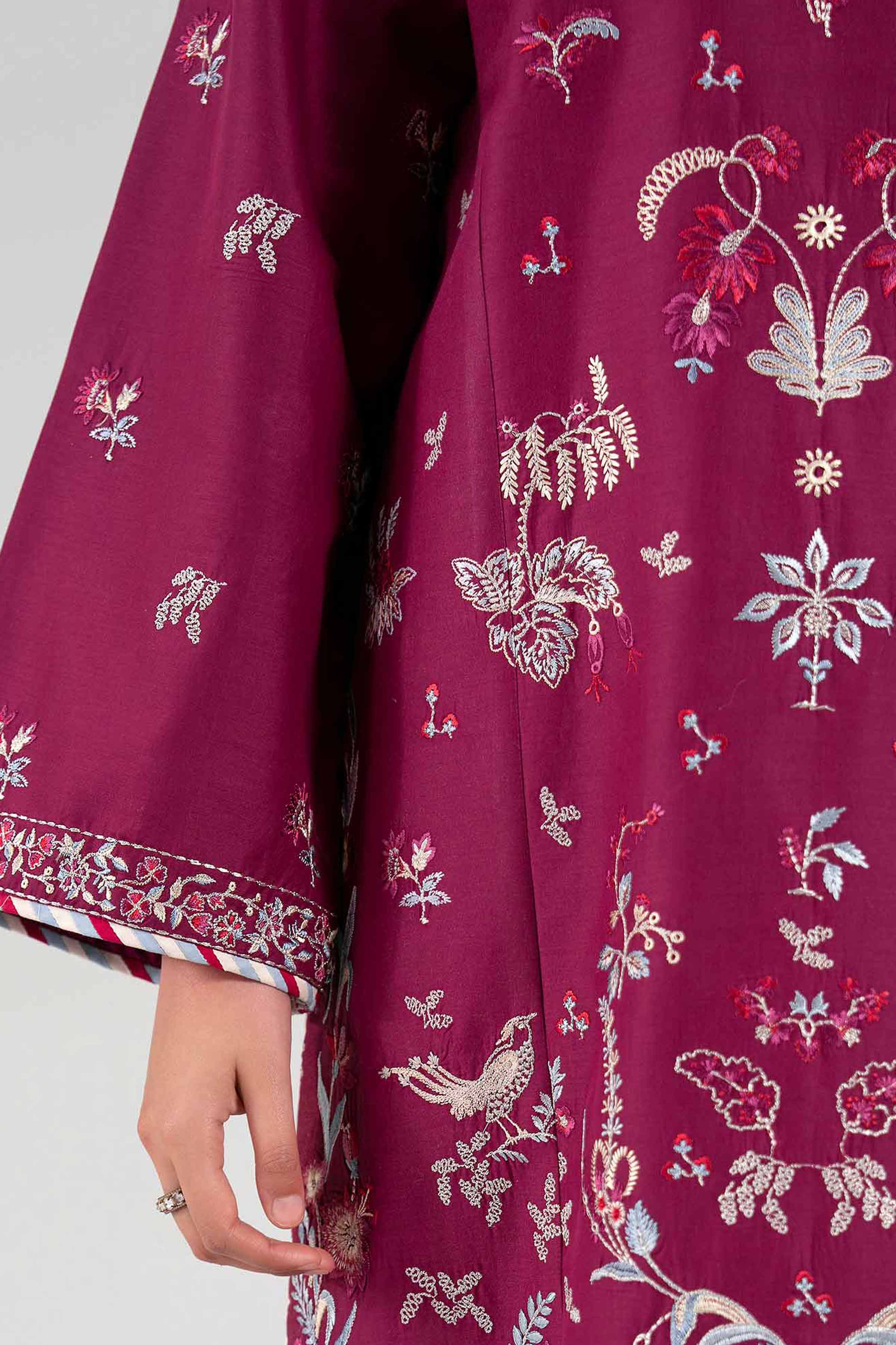3 Piece - Digital Printed Embroidered Suit - 42601335