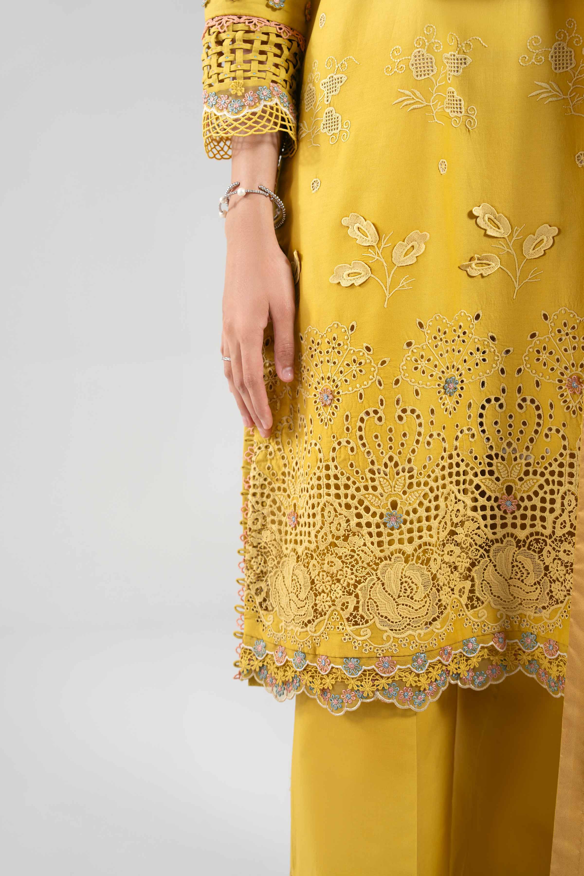 3 Piece - Embroidered Suit - 42601344 for Women - Unstitched Collection