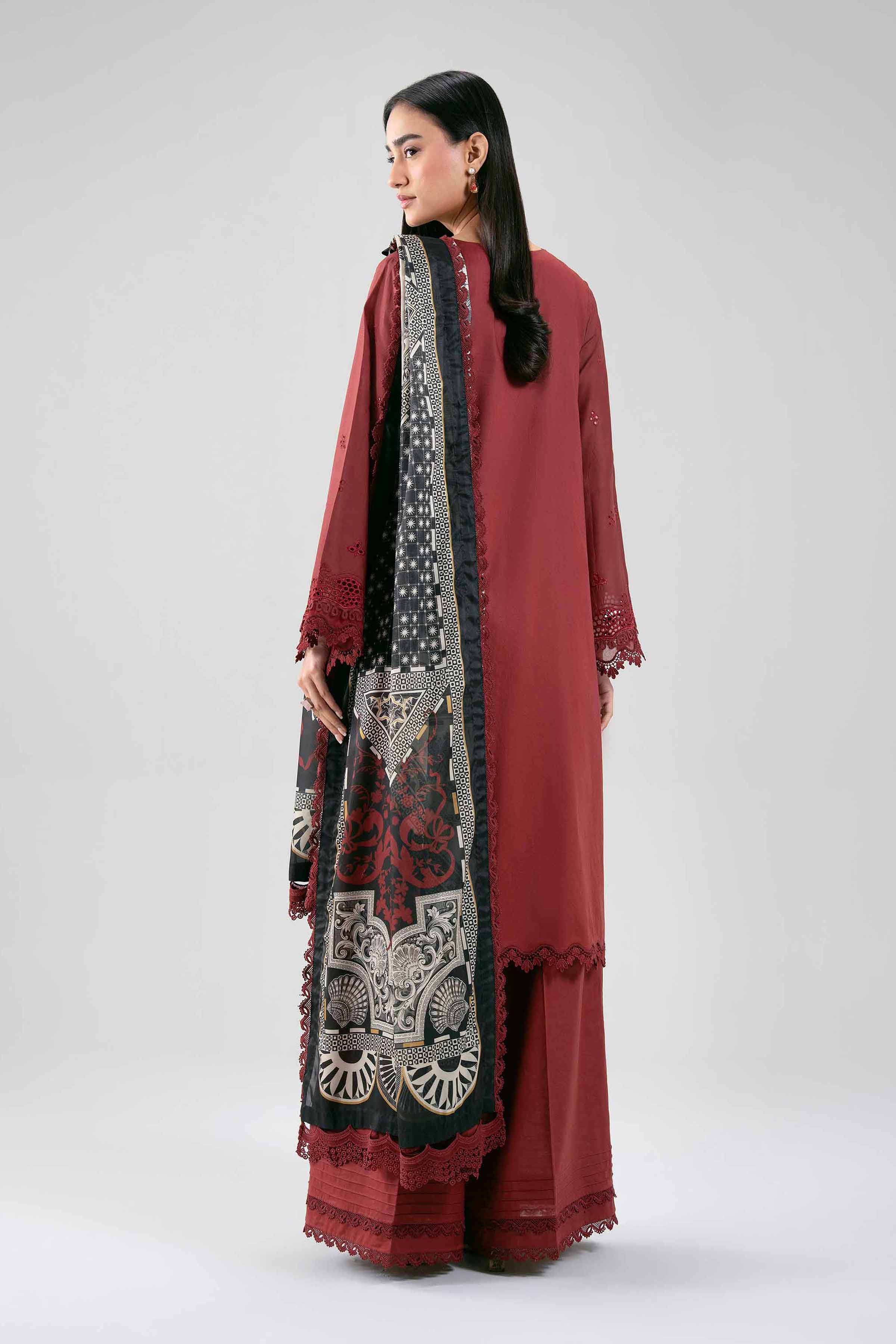 3 Piece - Embroidered Suit - 42601349 NishatUAE 3PC Embroidered Unstitched
