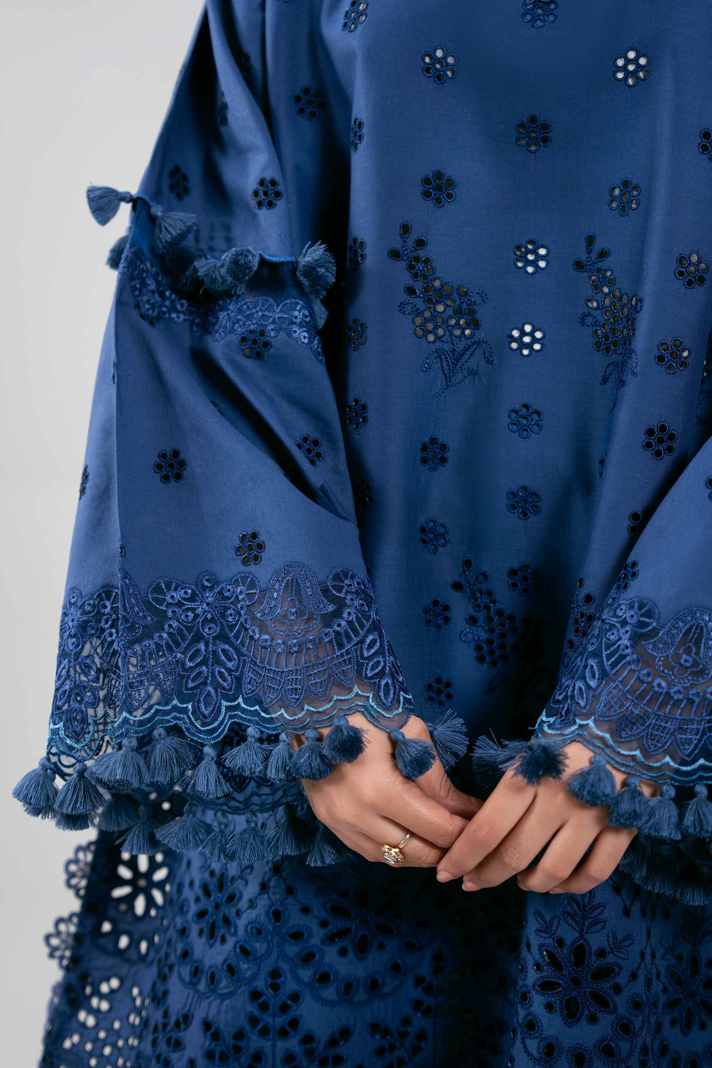 3 Piece - Digital Printed Embroidered Suit - 42601353