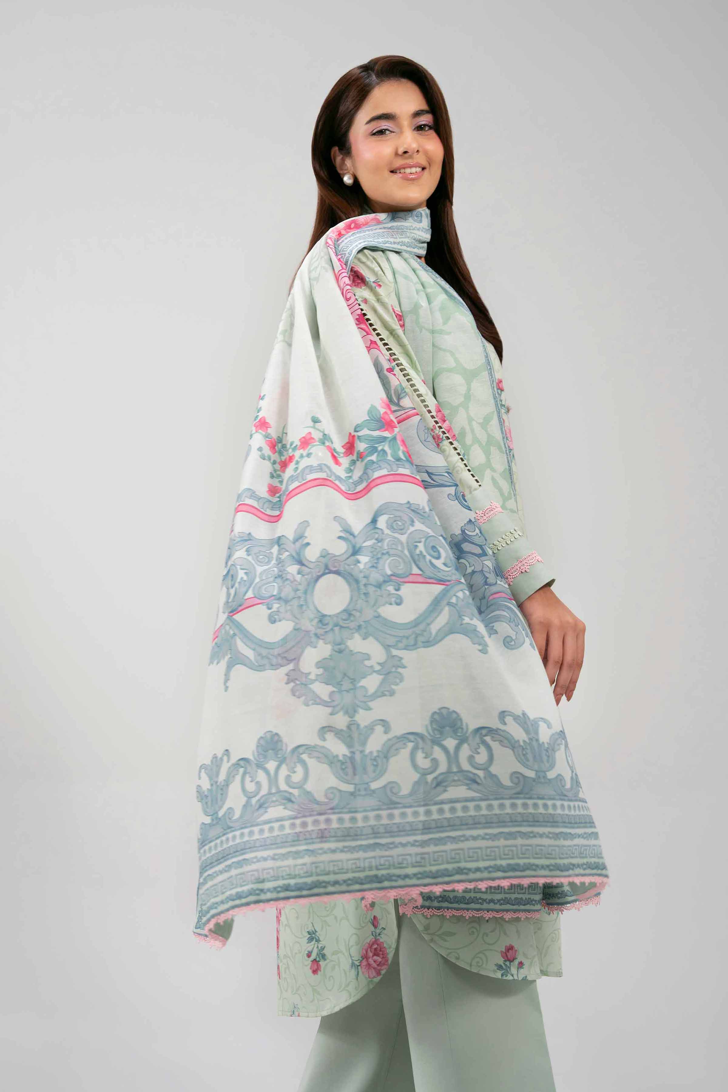 3 Piece - Printed Suit - 42601364 NishatUAE 3PC Printed Unstitched