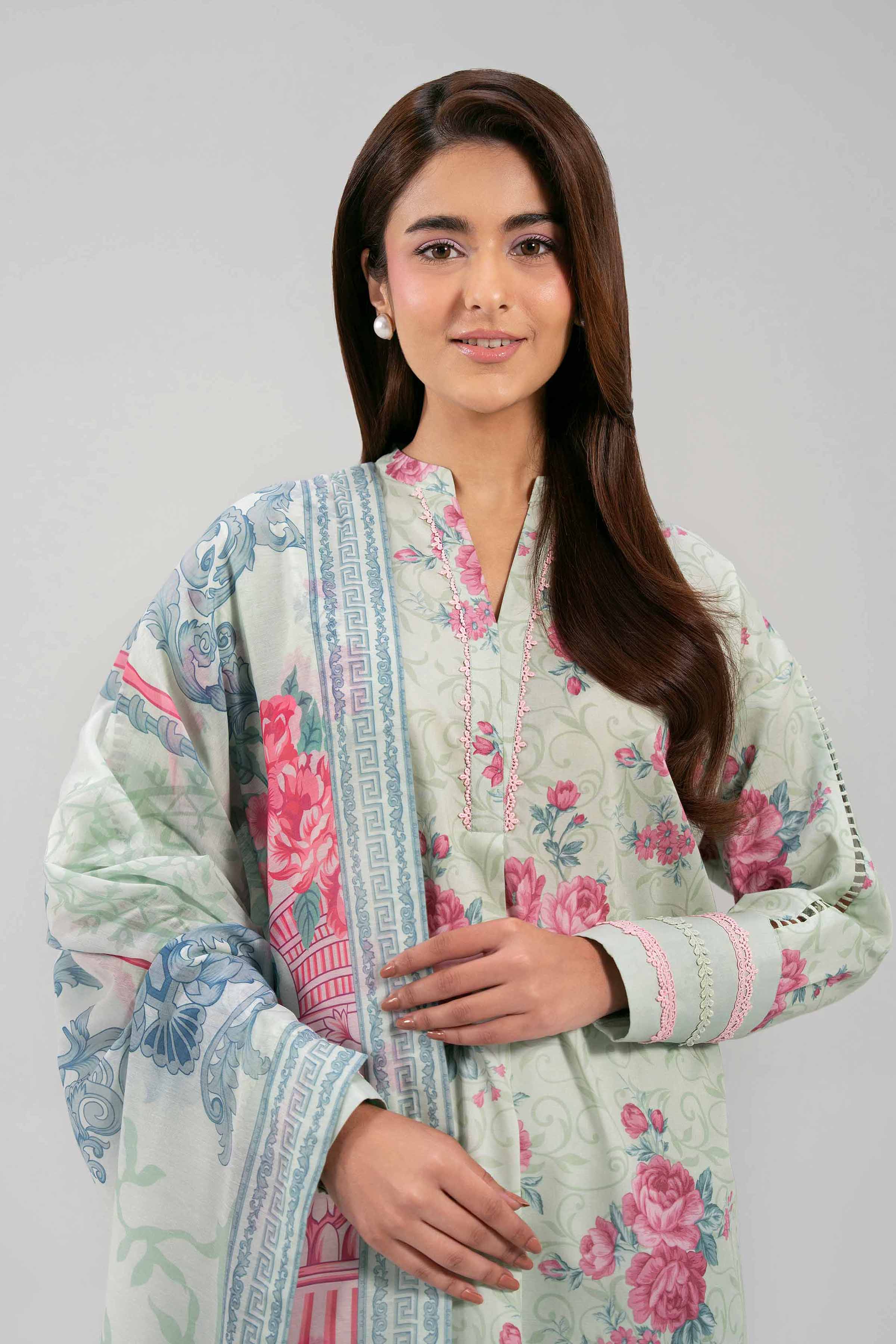 3 Piece - Printed Suit - 42601364 NishatUAE 3PC Printed Unstitched