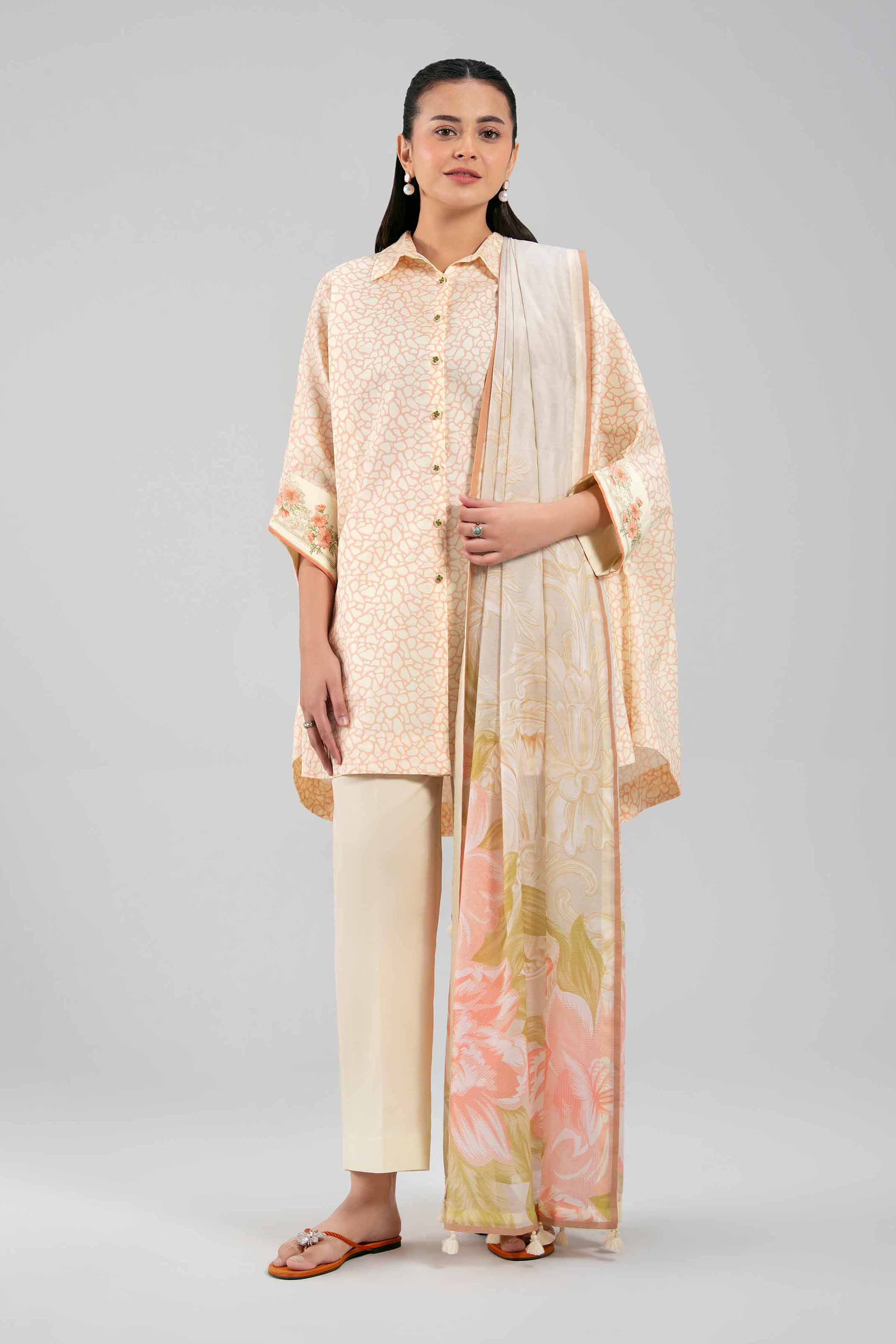 3 Piece - Printed Suit - 42601367 NishatUAE 3PC Printed Unstitched