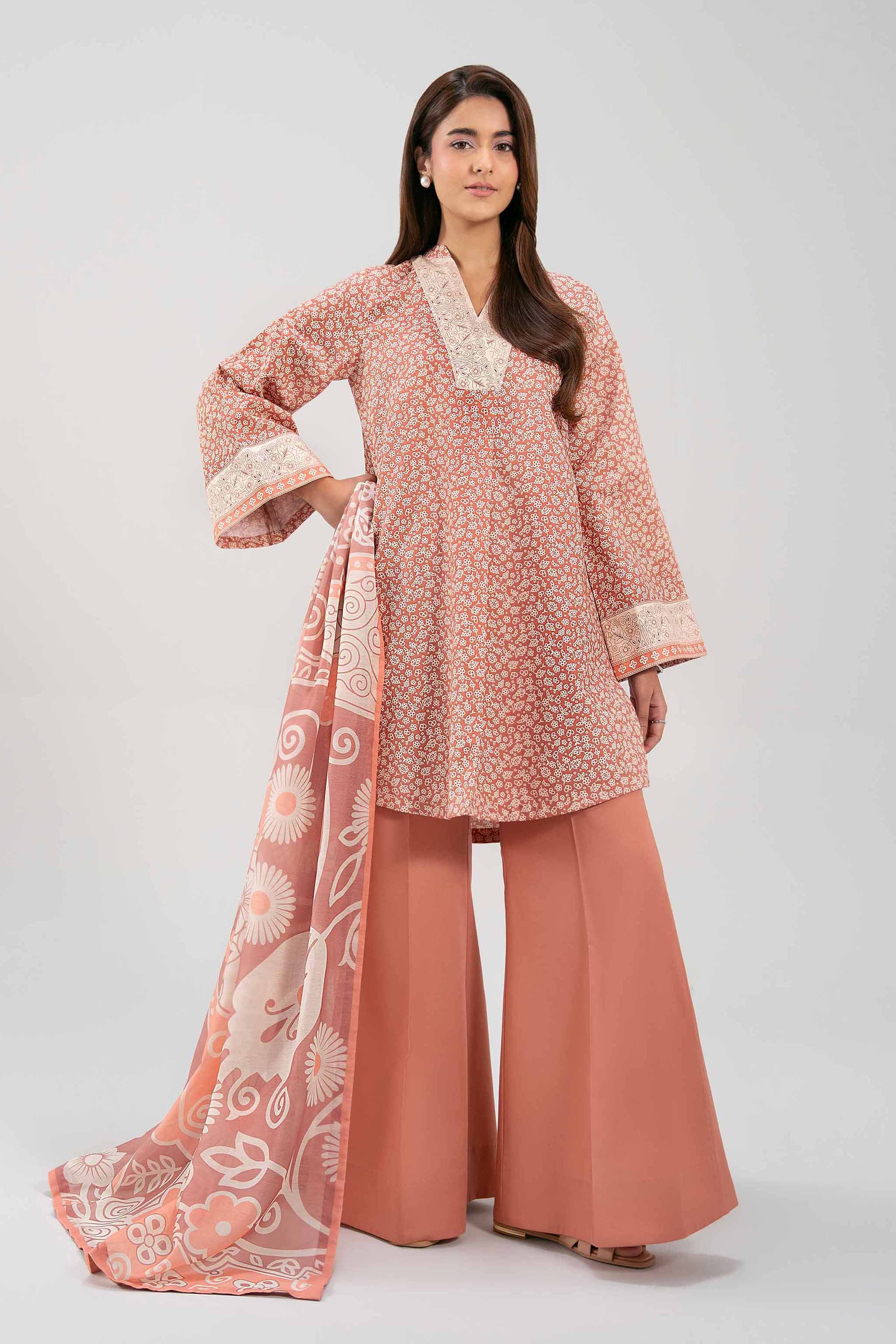 3 Piece - Printed Suit - 42601371 NishatUAE 3PC Printed Unstitched