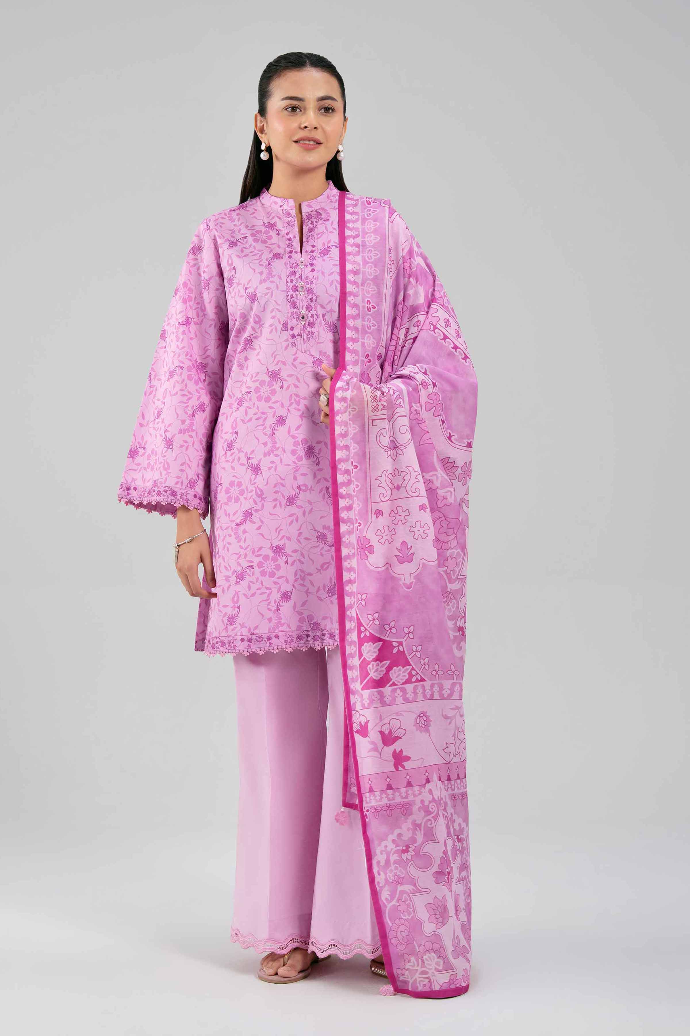 3 Piece - Printed Suit - 42601373 NishatUAE 3PC Printed Unstitched