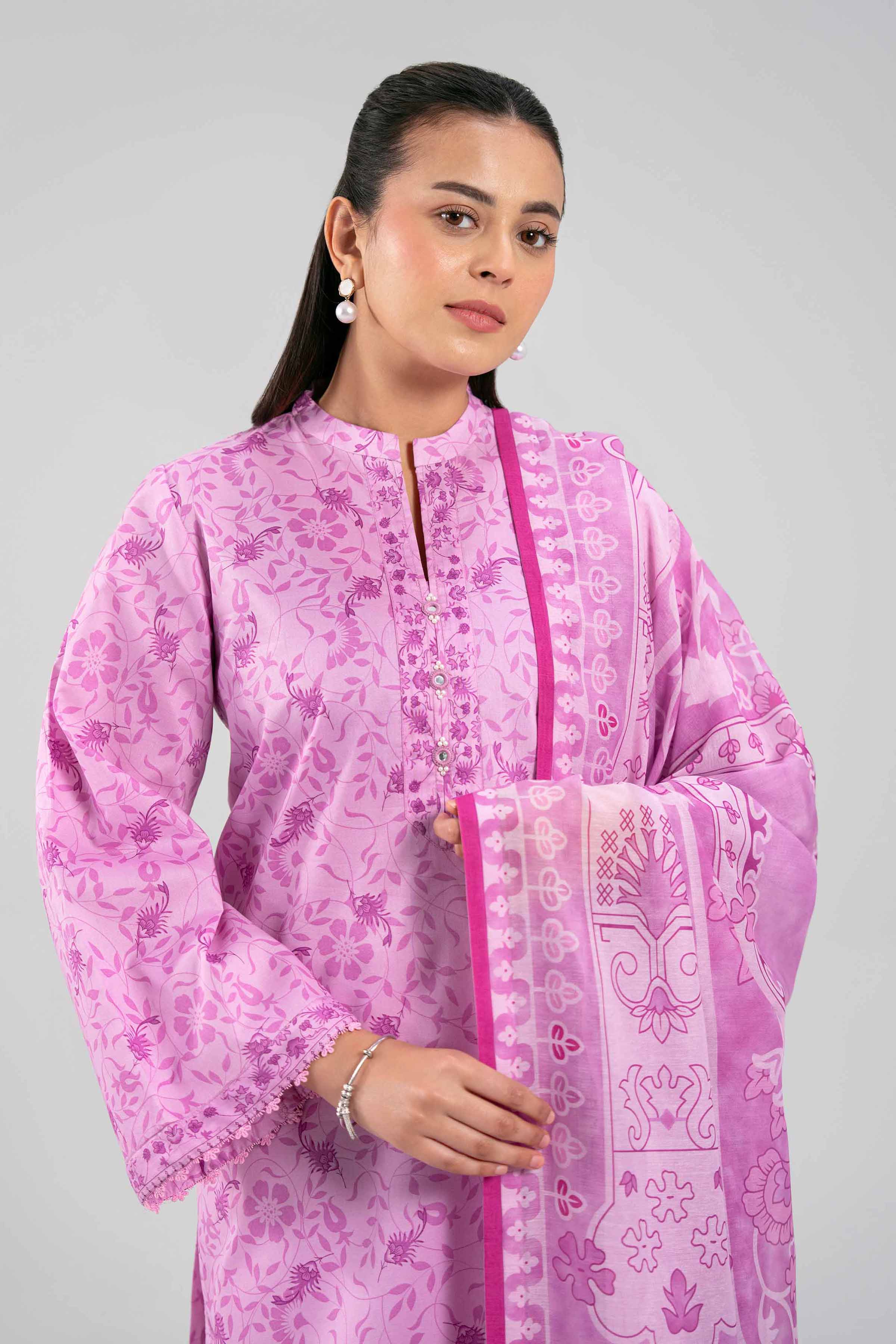 3 Piece - Printed Suit - 42601373 NishatUAE 3PC Printed Unstitched