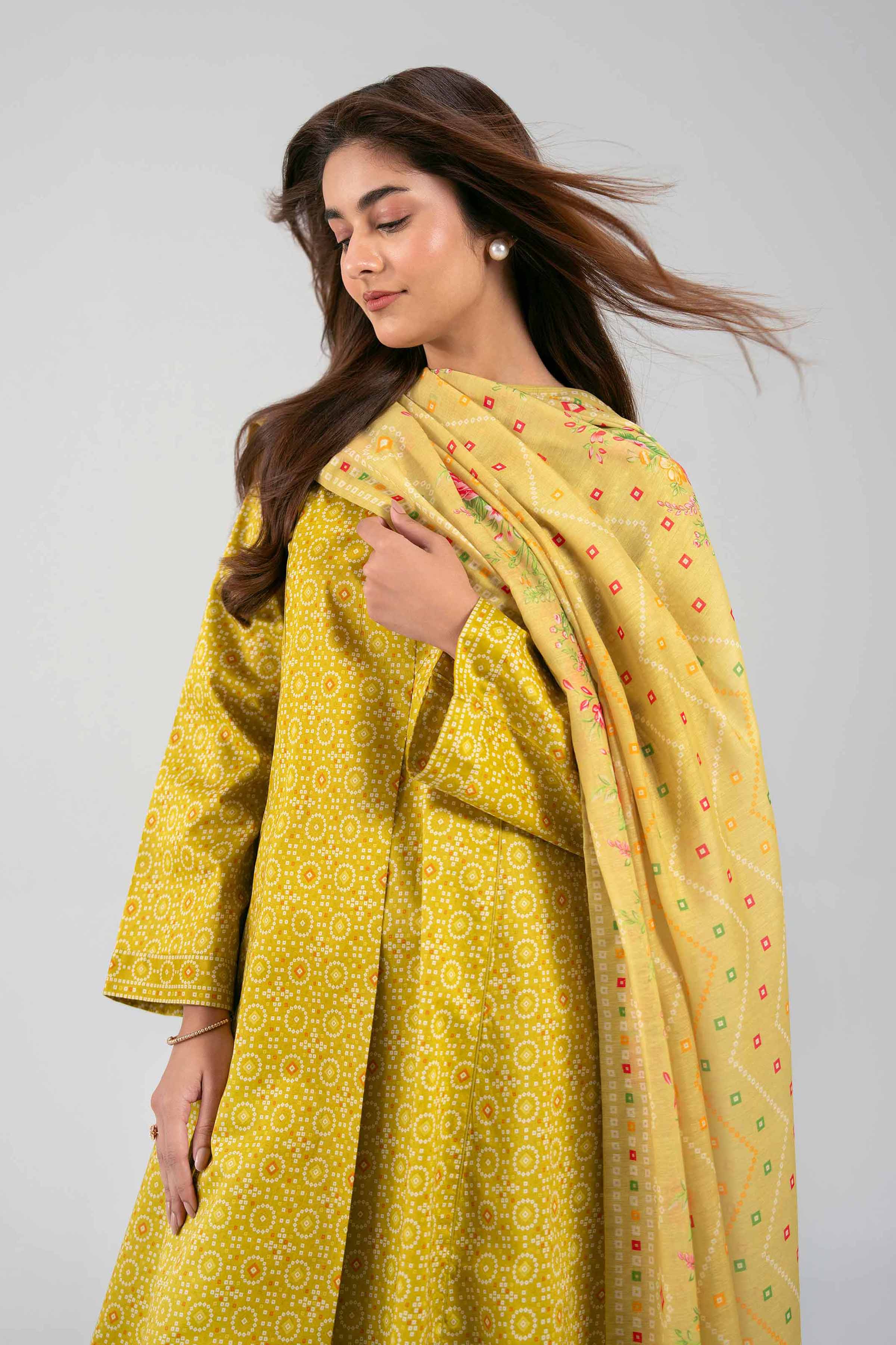 3 Piece - Printed Suit - 42601376 NishatUAE 3PC Printed Unstitched