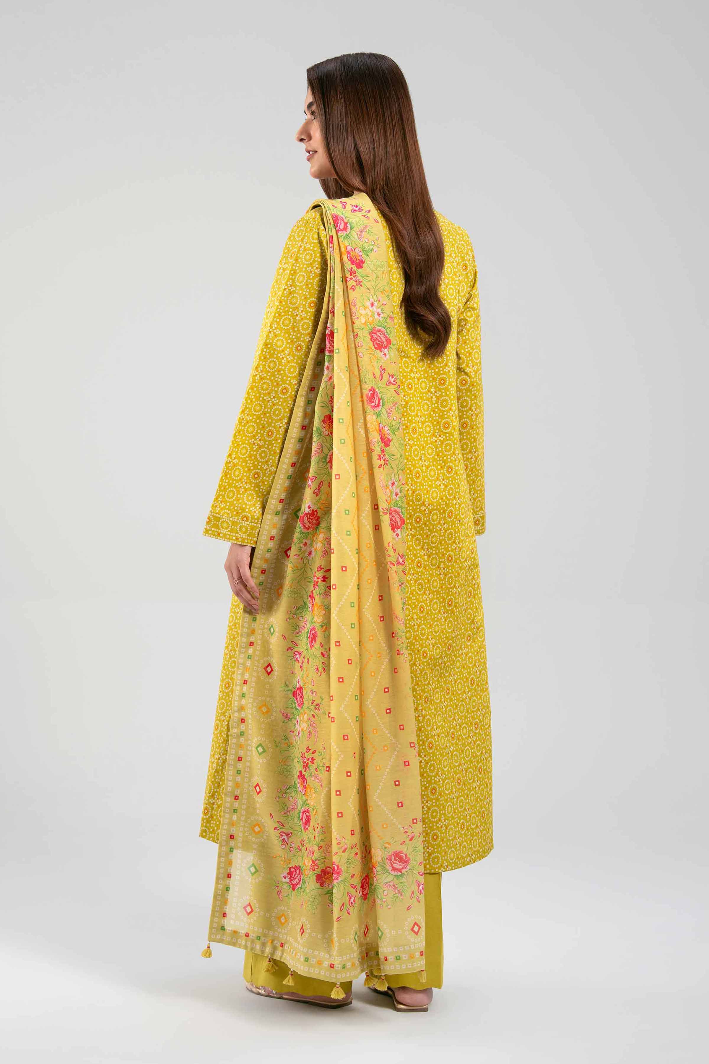 3 Piece - Printed Suit - 42601376 NishatUAE 3PC Printed Unstitched