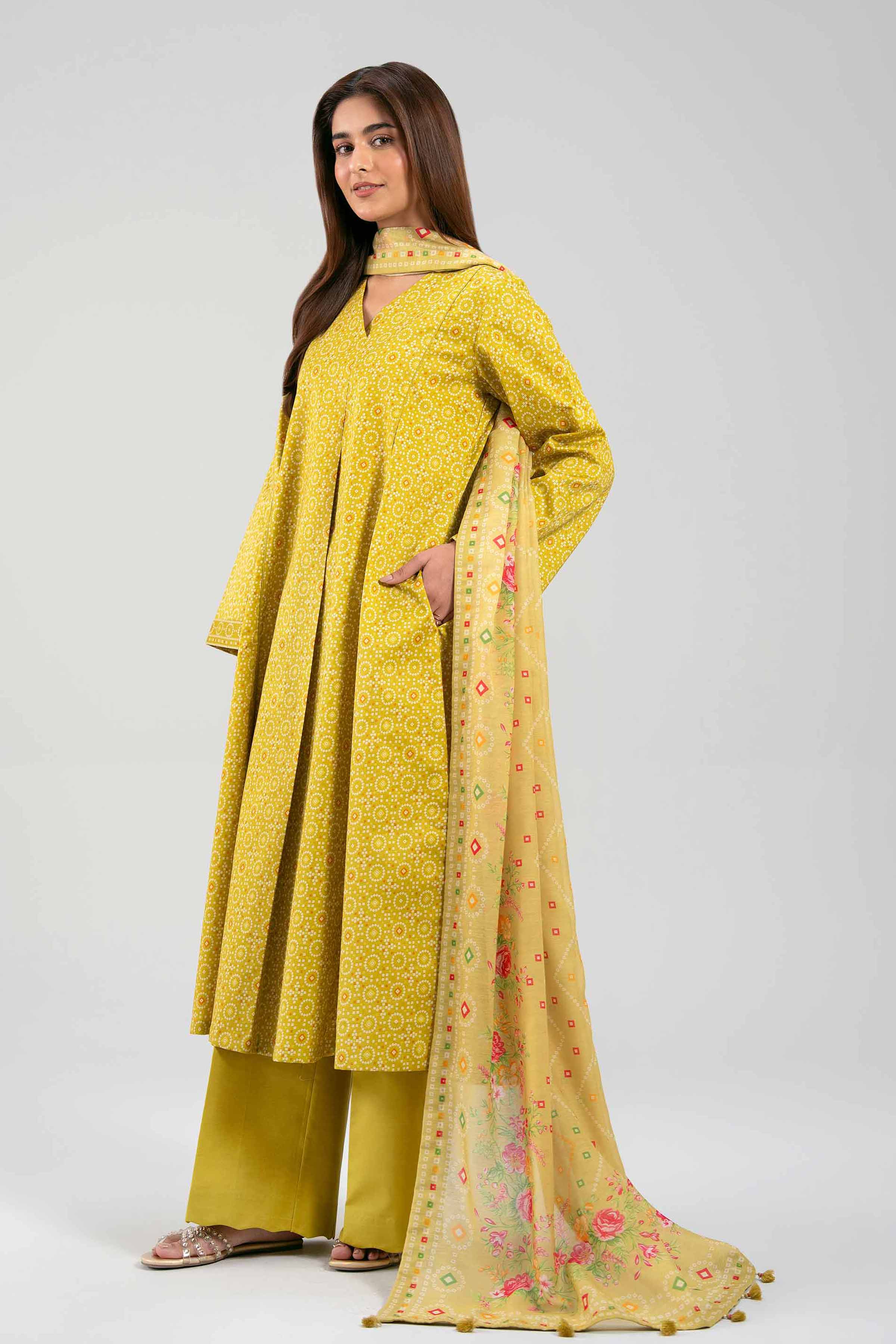 3 Piece - Printed Suit - 42601376 NishatUAE 3PC Printed Unstitched