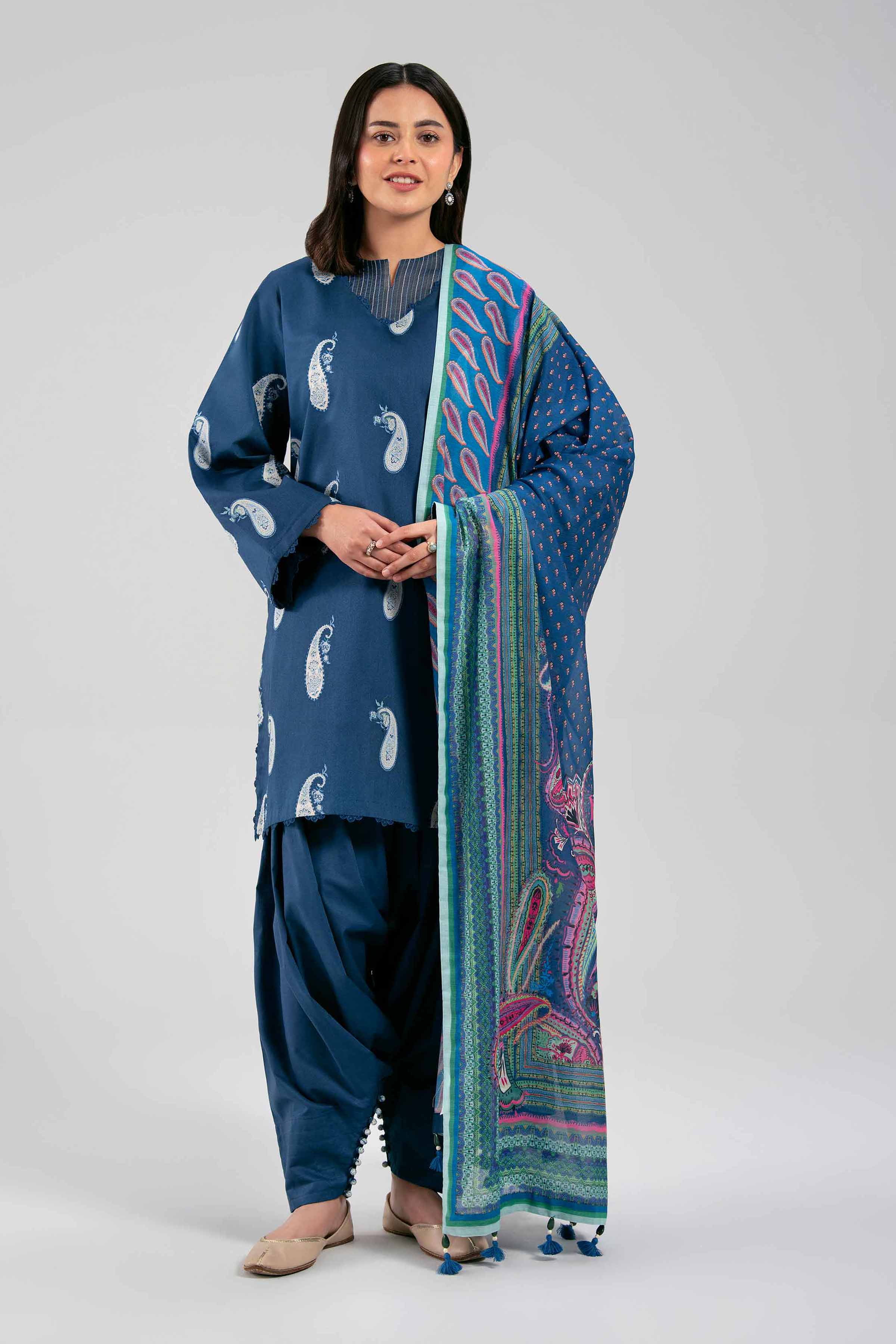 3 Piece - Digital Printed Suit - 42601377