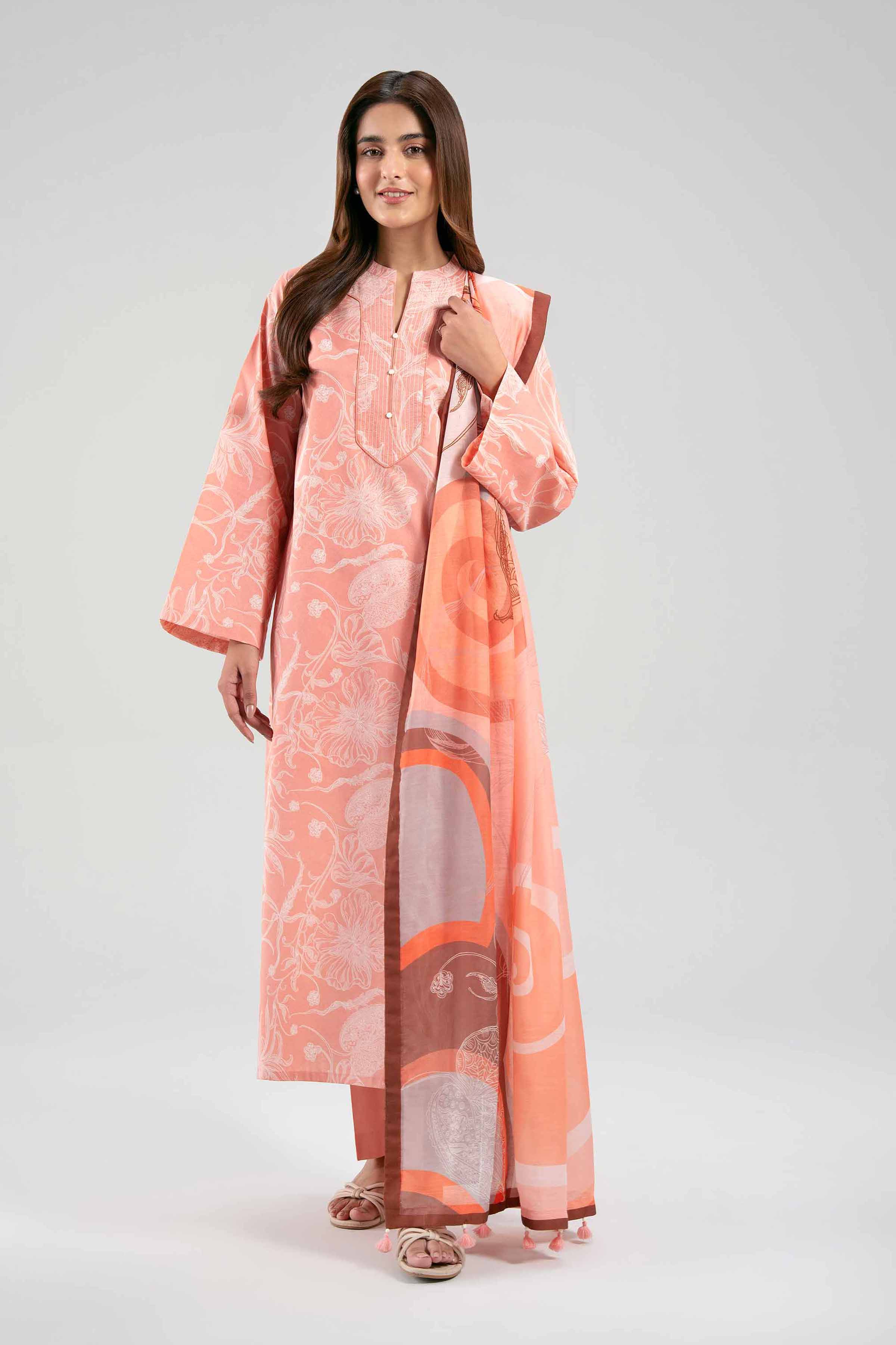 3 Piece - Digital Printed Suit - 42601381